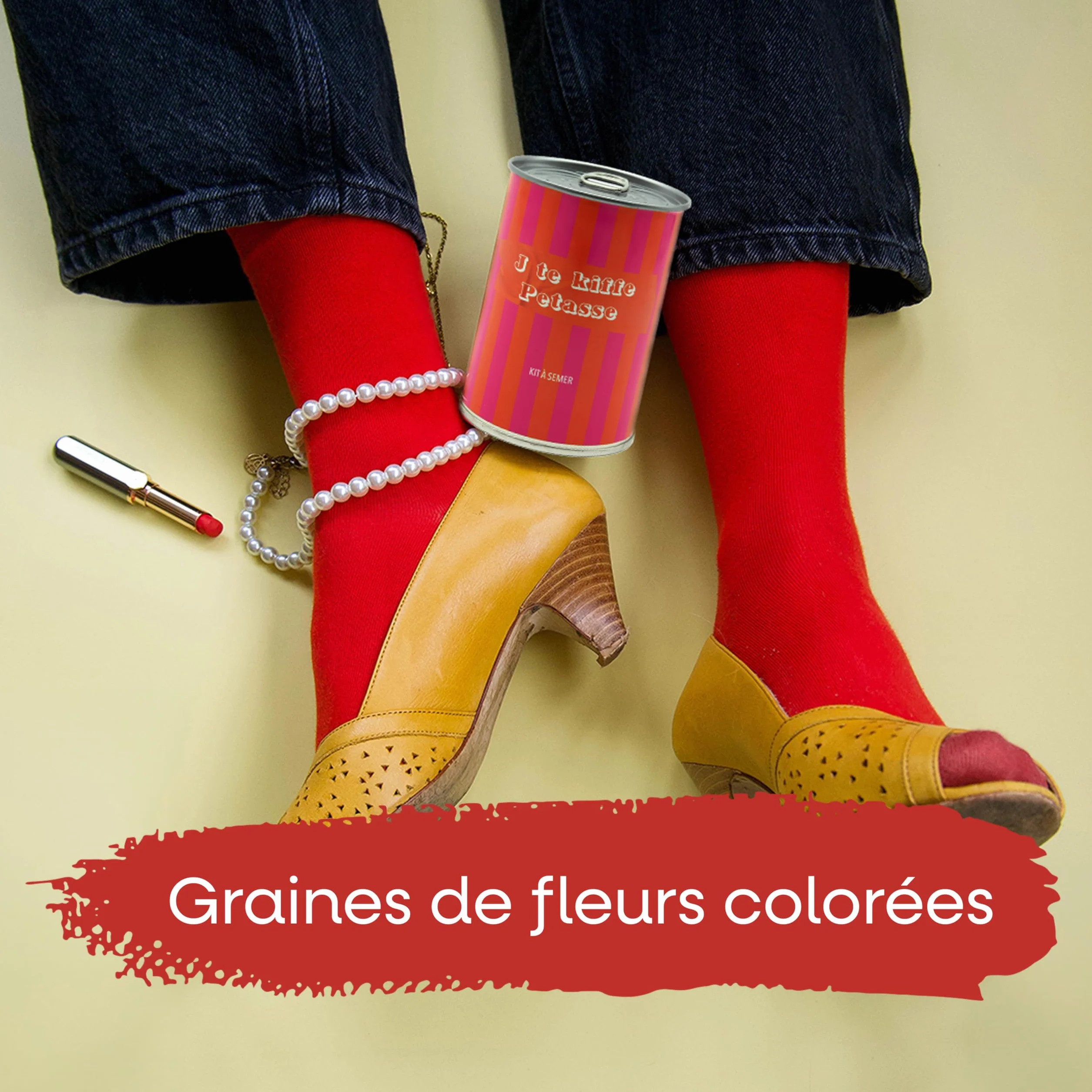 Mauvaises Graines Kit de Graines de Fleurs à Semer Cadeau Original Fabriqué en France