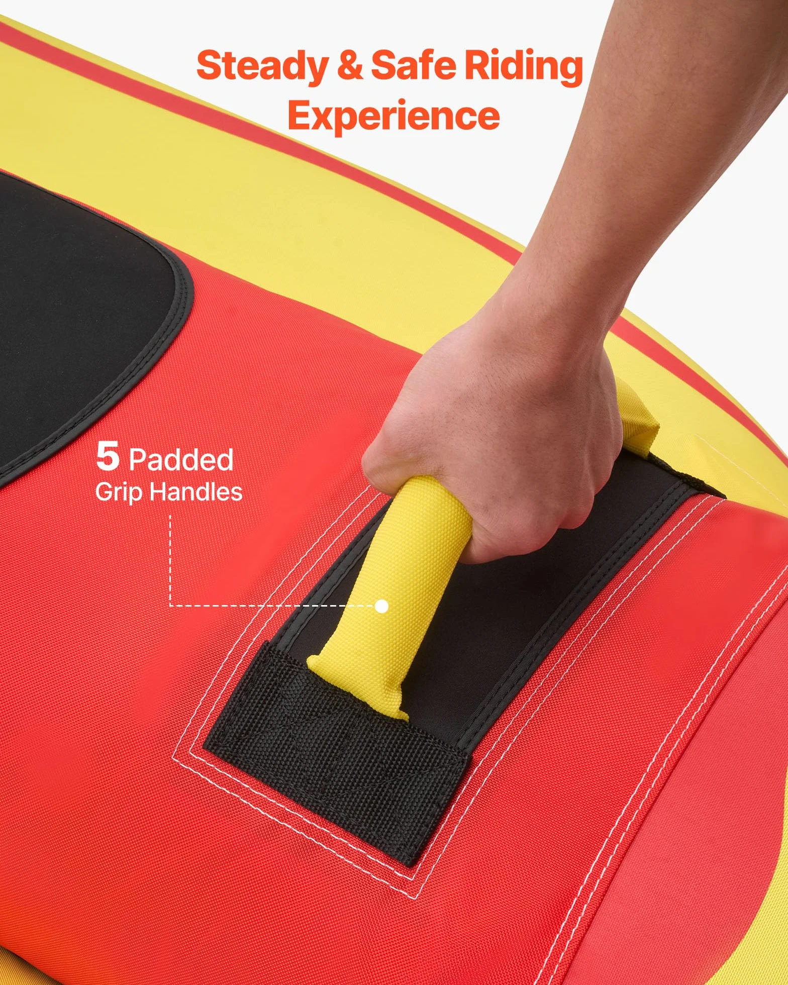 VEVOR Bouée Tractée Gonflable pour Bateau, Bouée Tractable