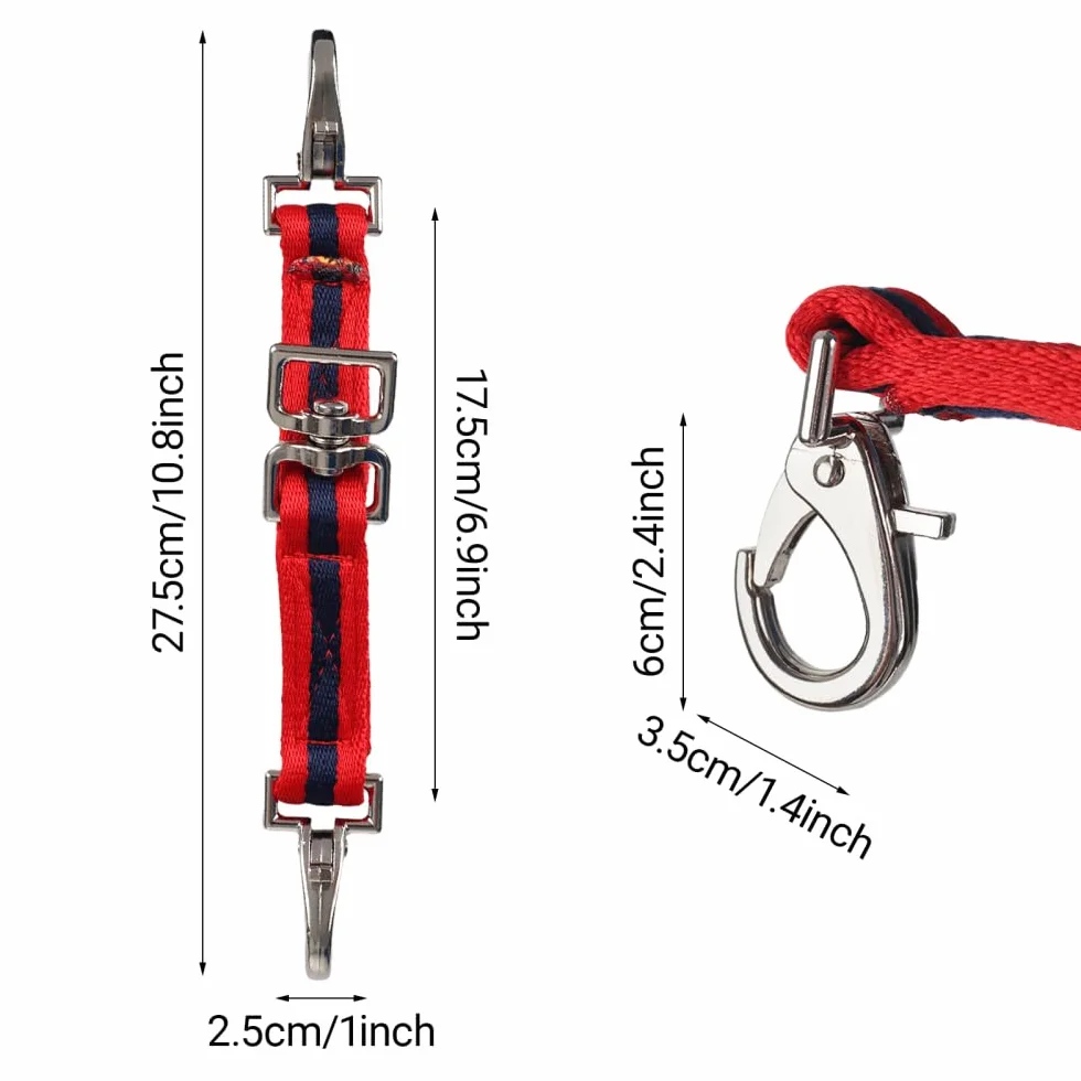 Sangle de Longe pour Chevaux,Sangle de Remorquage avec Boucle Pivotante a Dégagement Rapide pour L'entraînement des Chevaux,Améliore les Performances de Contrôle