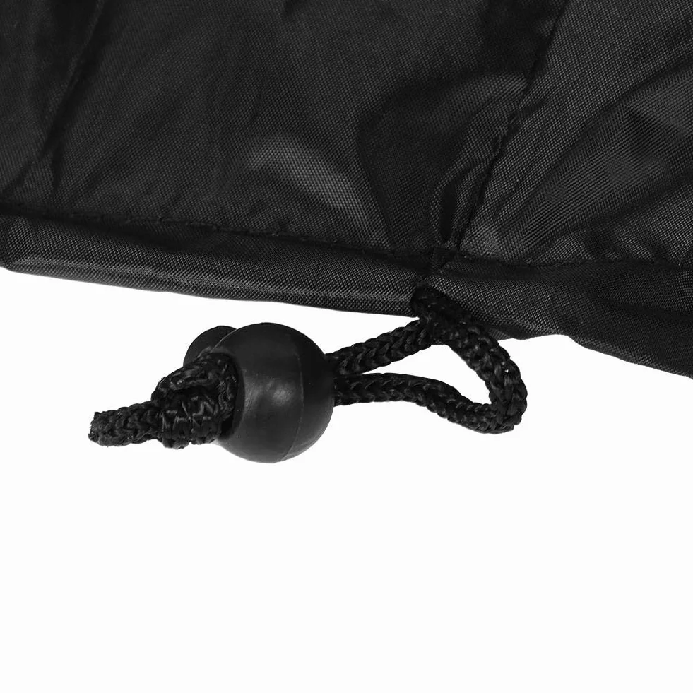 Housse de boîte de terrasse imperméable en Tissu Oxford 123 x 62 x 55 cm Noir