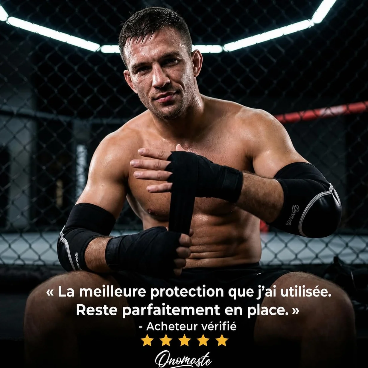 Coudière Muay Thai MMA Boxe Thaïlandaise protège coude Boxe Thai tendinite Protection coude