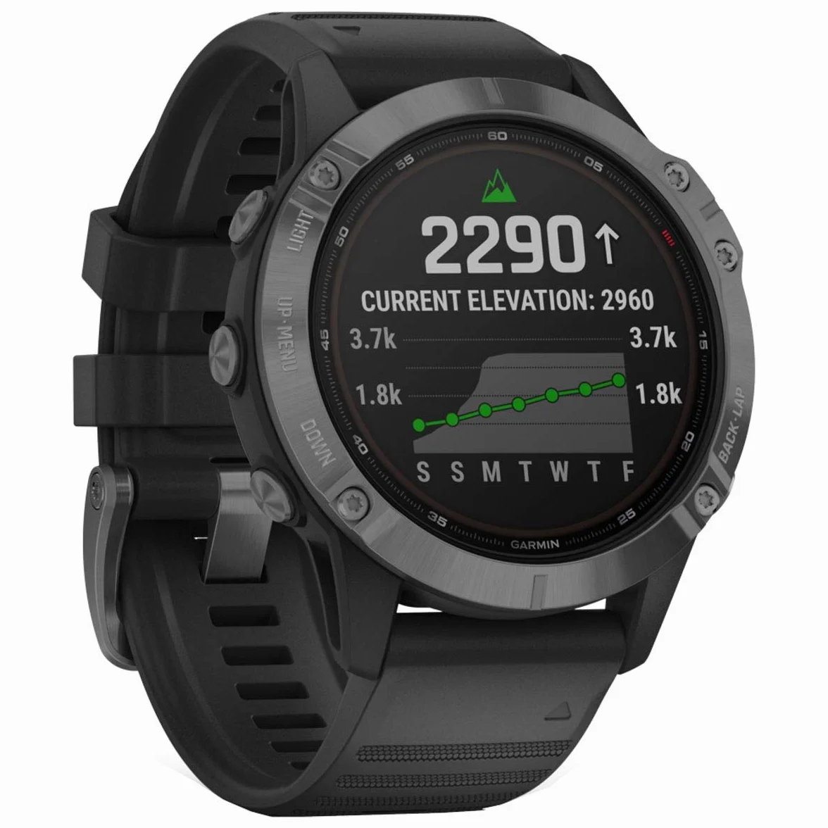 Garmin Fenix 6 Pro Solar Smartwatch schwarz 010-02410-15