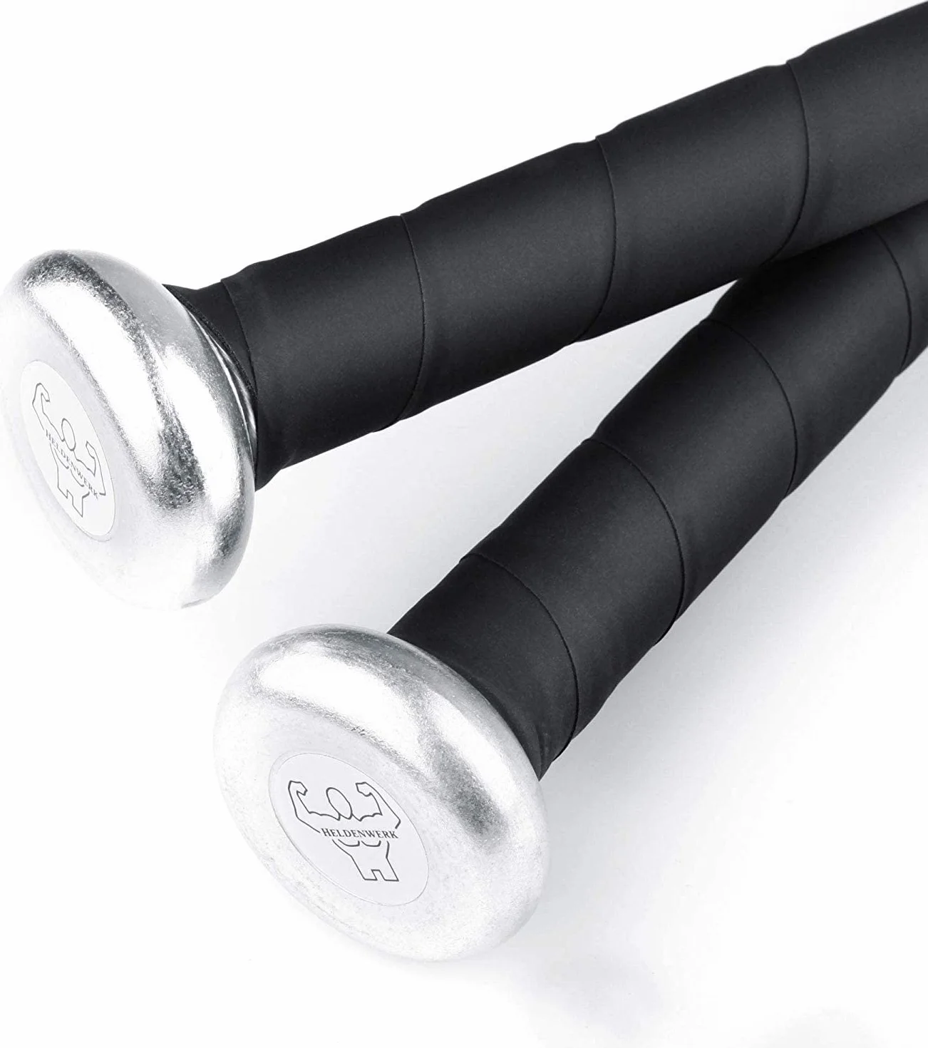 Heldenwerk Batte de Baseball en Bois ou Aluminium - 31 Pouce Batte Baseball avec Poignée antidérapante - Battes de Base-Ball pour Adulte et Enfant