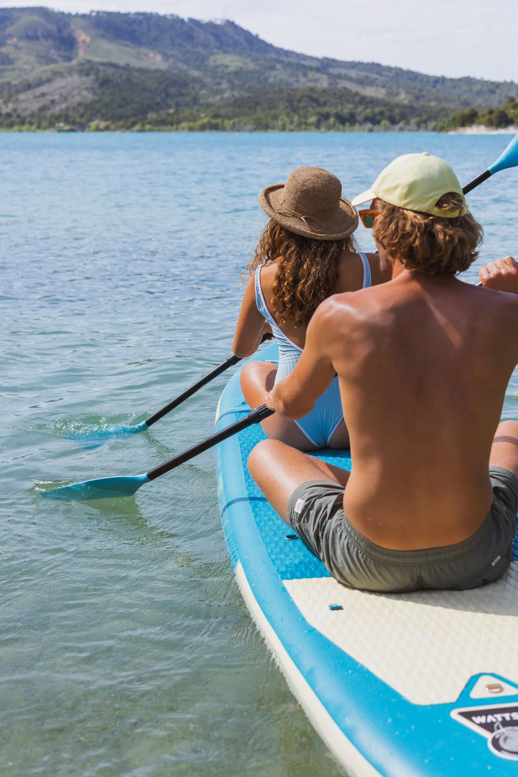 Wattsup - Sup Stand Up Paddle Gonflable - Gamme Essentials - Dropstitch - Pack Complet : Pagaie 2in1 Leash Pompe Sac de Transport