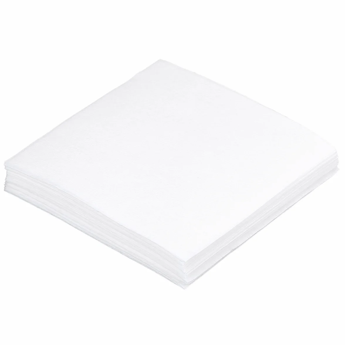 KLS Sachet de 50 lingettes en papier anti-statique, anti peluches, anti poussière,10 x 10 cm, outils en fibre optique