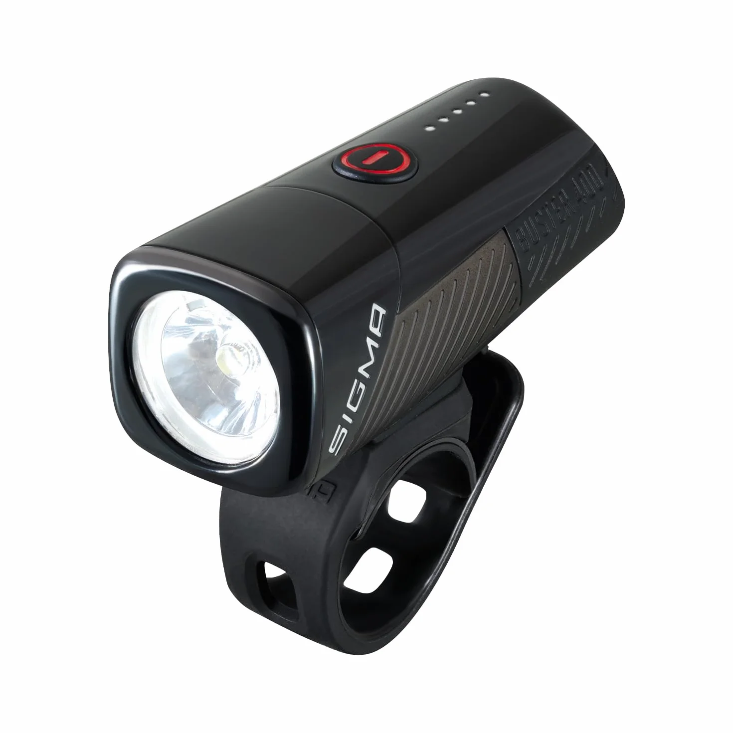 SIGMA- Buster 400 FL ou SIGMA Buster 400 FL/Blaze Flash | Lampe Frontale de vélo de 400 lumens | Lampe Frontale Rechargeable avec Cinq Modes d'éclairage | avec Fonction Quick Release