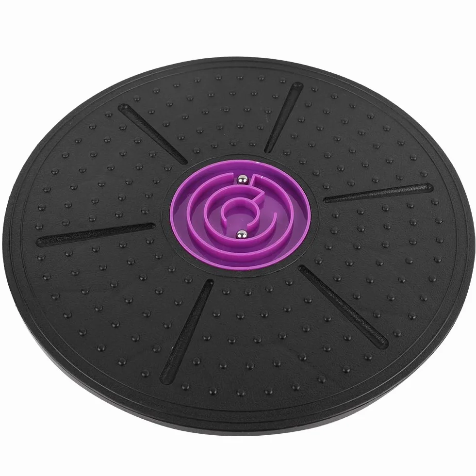 KIMISS Purple Labyrinth Wobble Board Yoga Training Fitness Balance Stability Disc