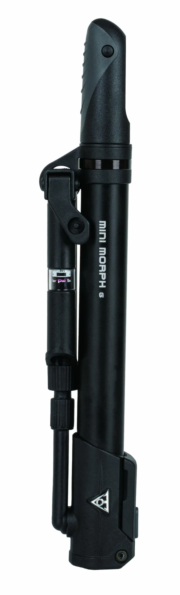 Topeak Mini Morph Pompe à Pneu de vélo avec manomètre analogique Noir