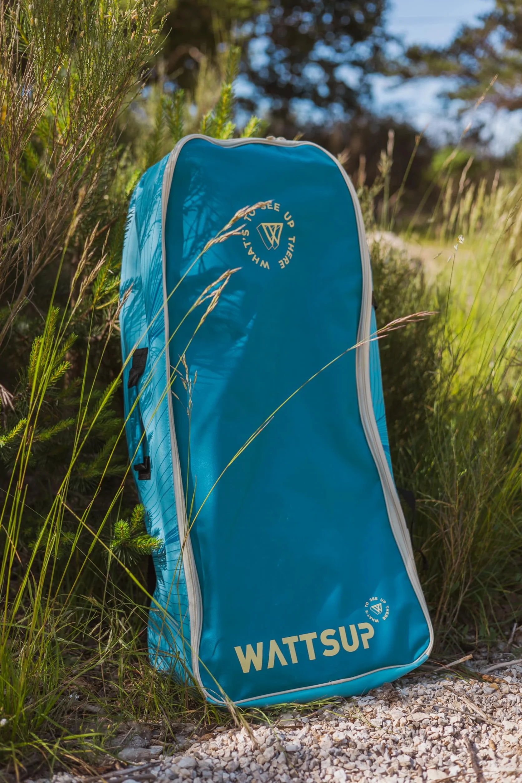 Wattsup - Sup Stand Up Paddle Gonflable - Gamme Essentials - Dropstitch - Pack Complet : Pagaie 2in1 Leash Pompe Sac de Transport