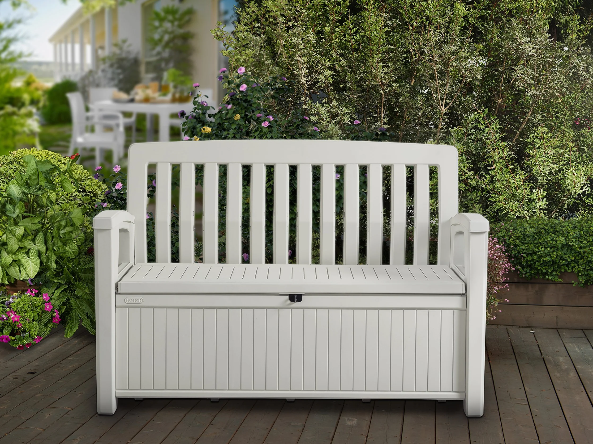 Keter Patio Bench Coffre 227 L Blanc