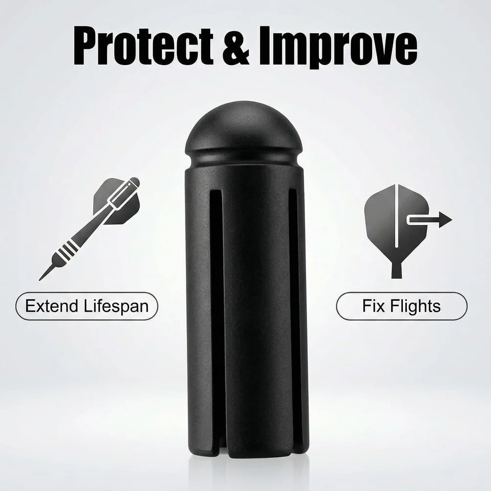 Lot de 21 protections de fléchettes en aluminium - Fixation à 90° - Multicolore
