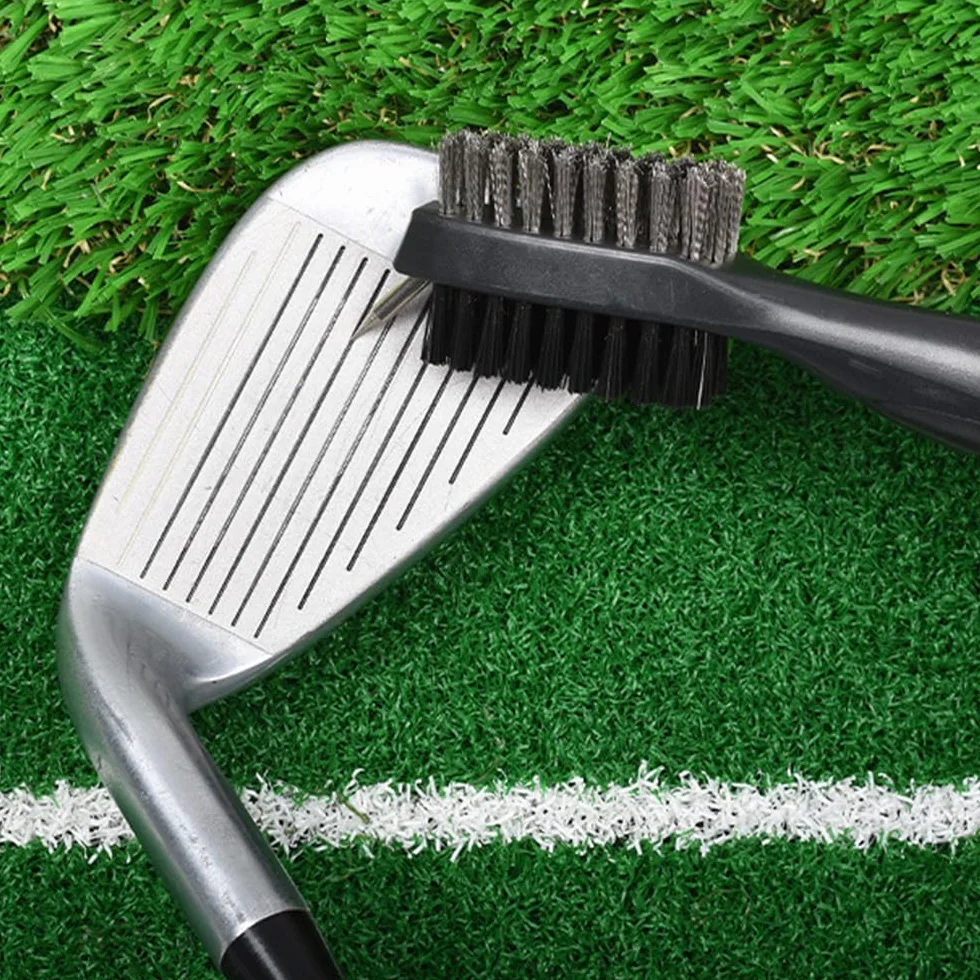 Brosses de Golf 3 Pièces Nettoyage Club Rétractable Affûteur Rainures Confortable