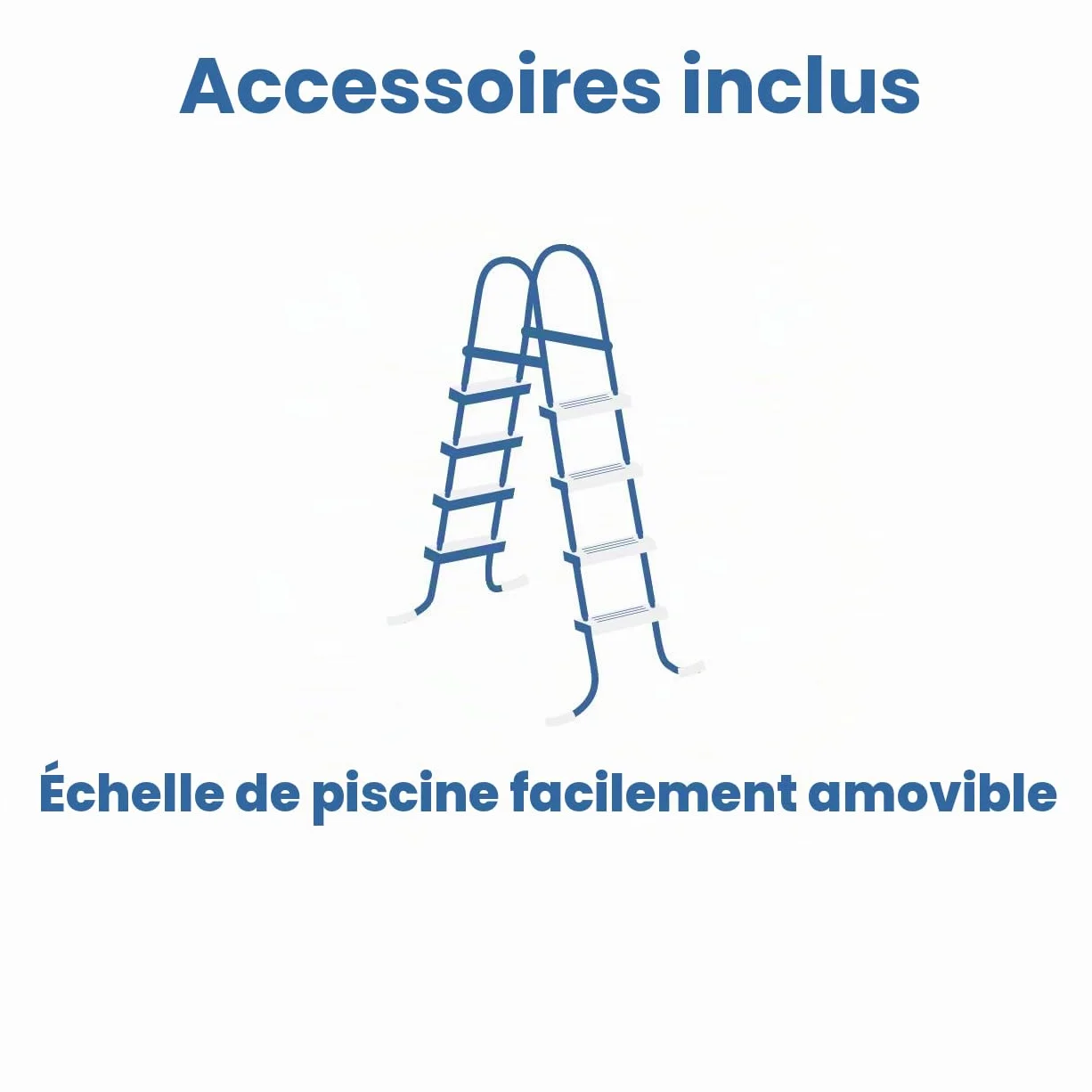 Intex Ensemble de Piscine avec Cadre en métal Bleu Marine 3,66 m x 1,22 m