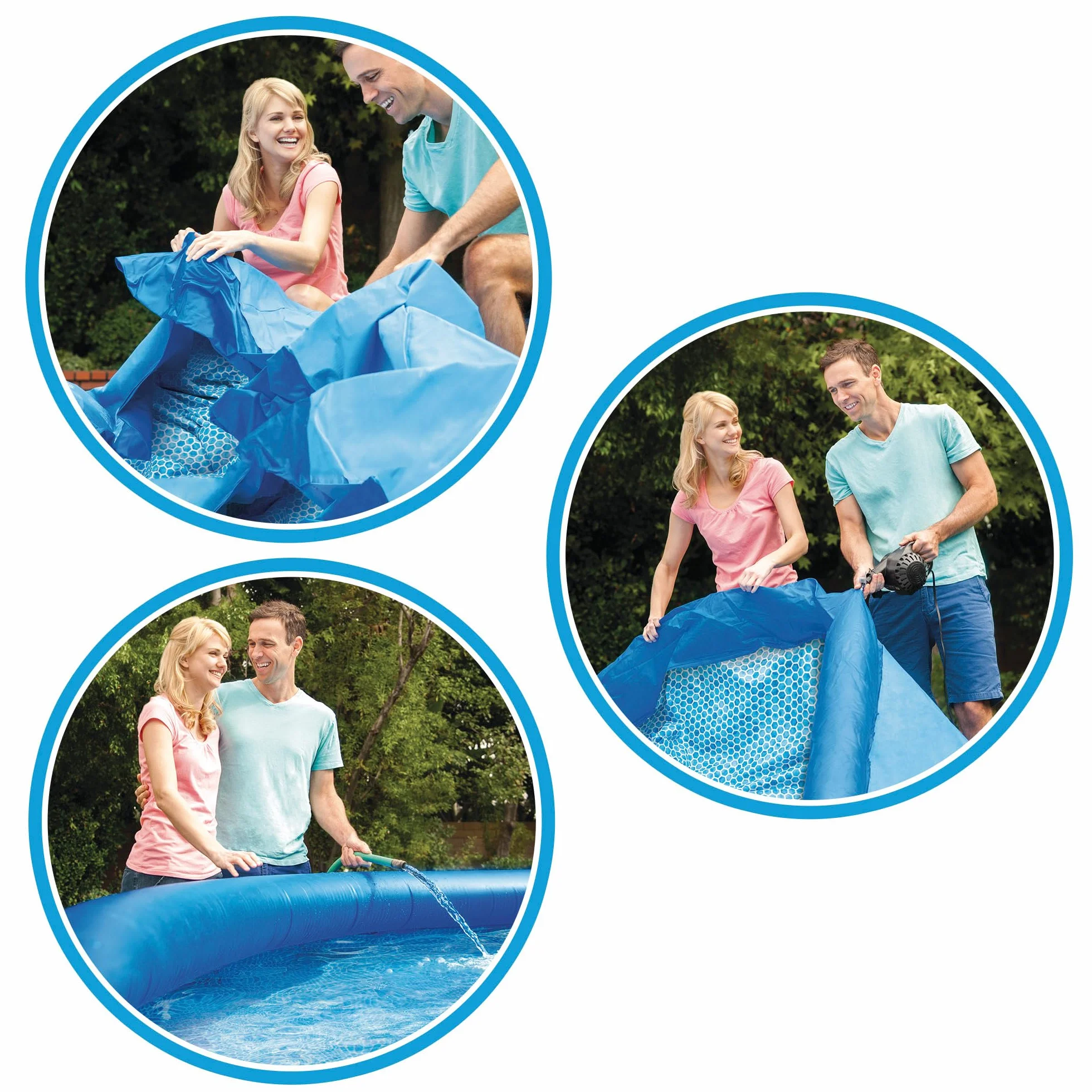 Intex piscinette easy set autoportante 2,44 x 0,61m