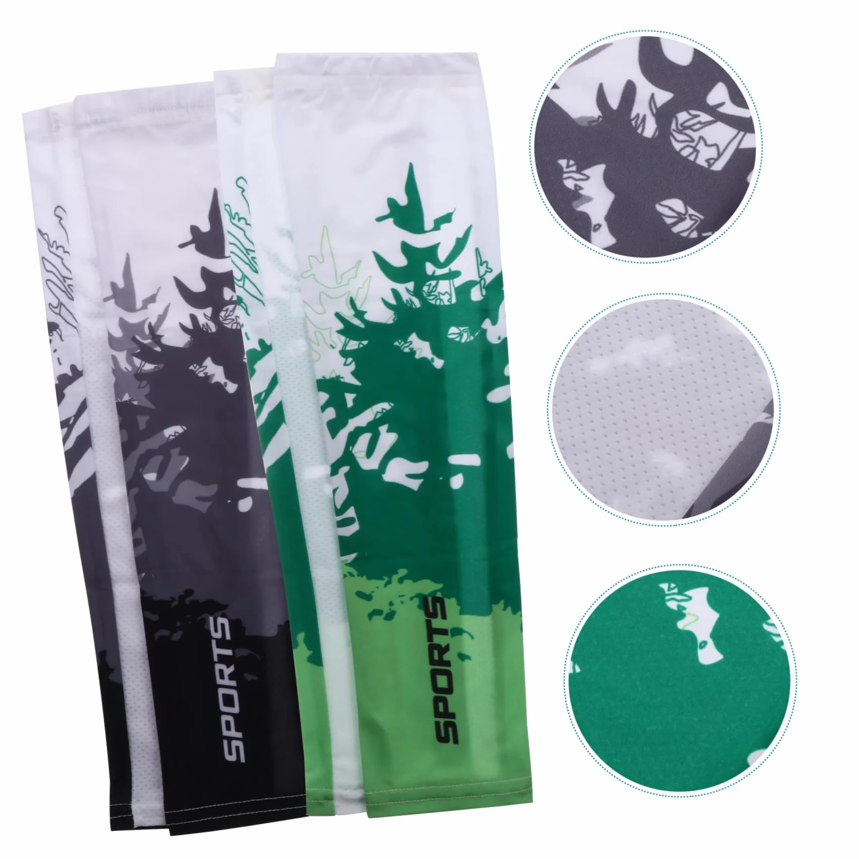 Toyvian 2paires Manches Pare-soleil Respirantes Pour Bras Protection Uv Manches Confortables Et Rafraîchissantes Pour Activités Extérieur