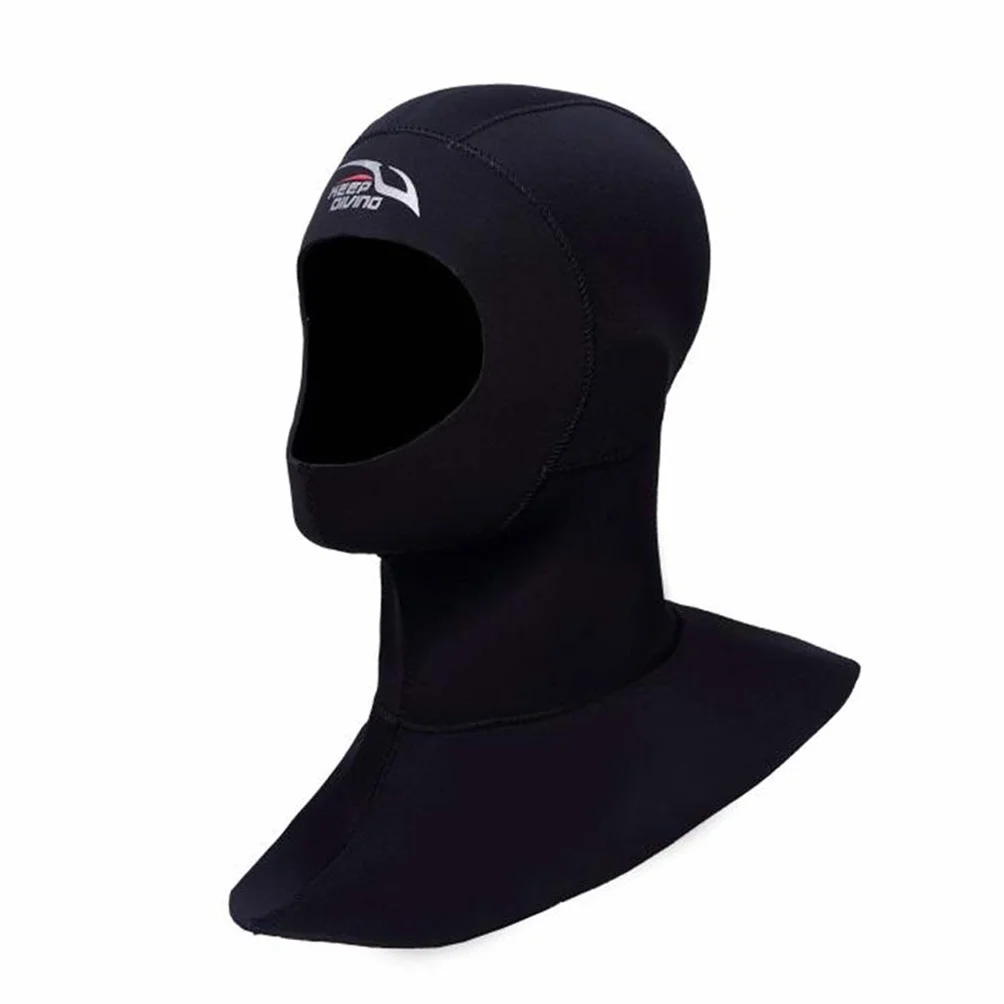 Sharplace Cagoule de en Néoprène de Qualité Supérieure avec Cagoule Ventilée 3mm Homme et Femme Casquette de Surf de Chaude pour La