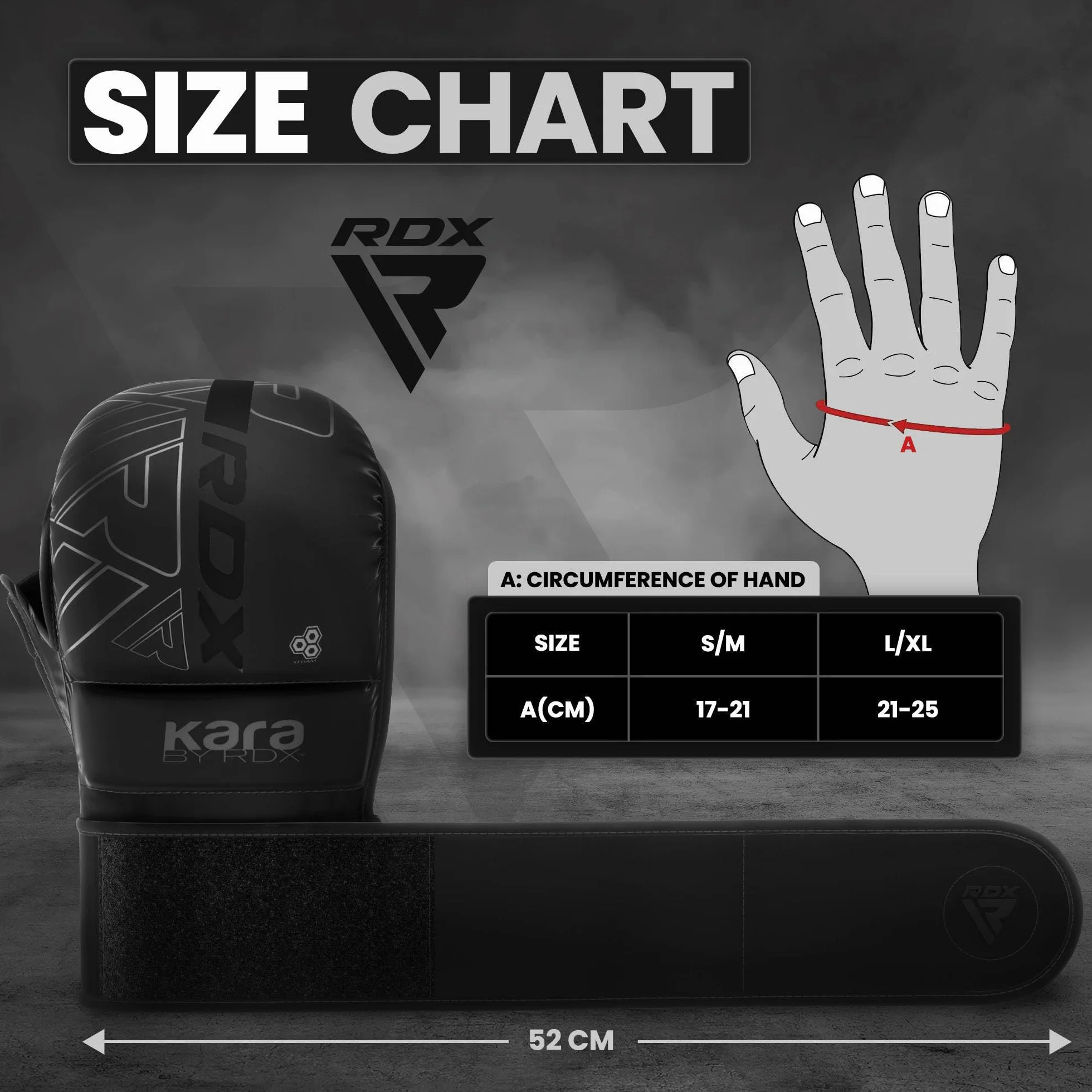 RDX MMA Gants d'entraînement, Maya Hide Cuir, Kara Mitaines Boxe Grappling Sparring, Protection Poignet Main, Arts Martiaux Kickboxing Muay Thaï Combat de Cage Gloves, Hommes Femmes