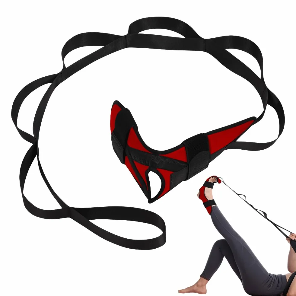 flintronic Sangle de Yoga, Étireur de Fascia de Yoga, Sangle d'exercice, Jambes Ceinture D'étirement des Ligaments, Sangle de Yoga Elastique pour Yoga, Fitness, Pilates