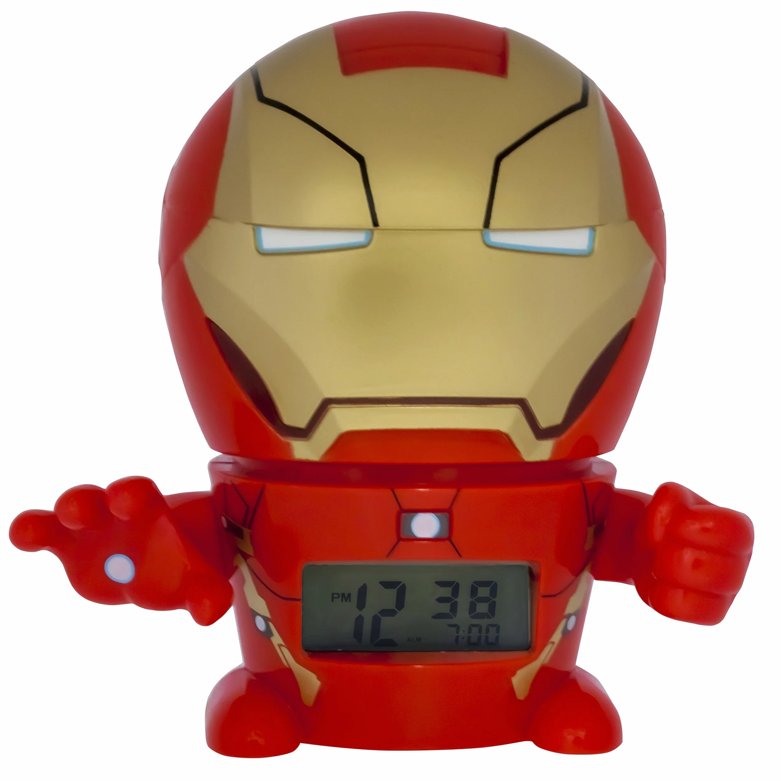 Réveil veilleuse Iron Man Marvel BulbBotz pour enfant