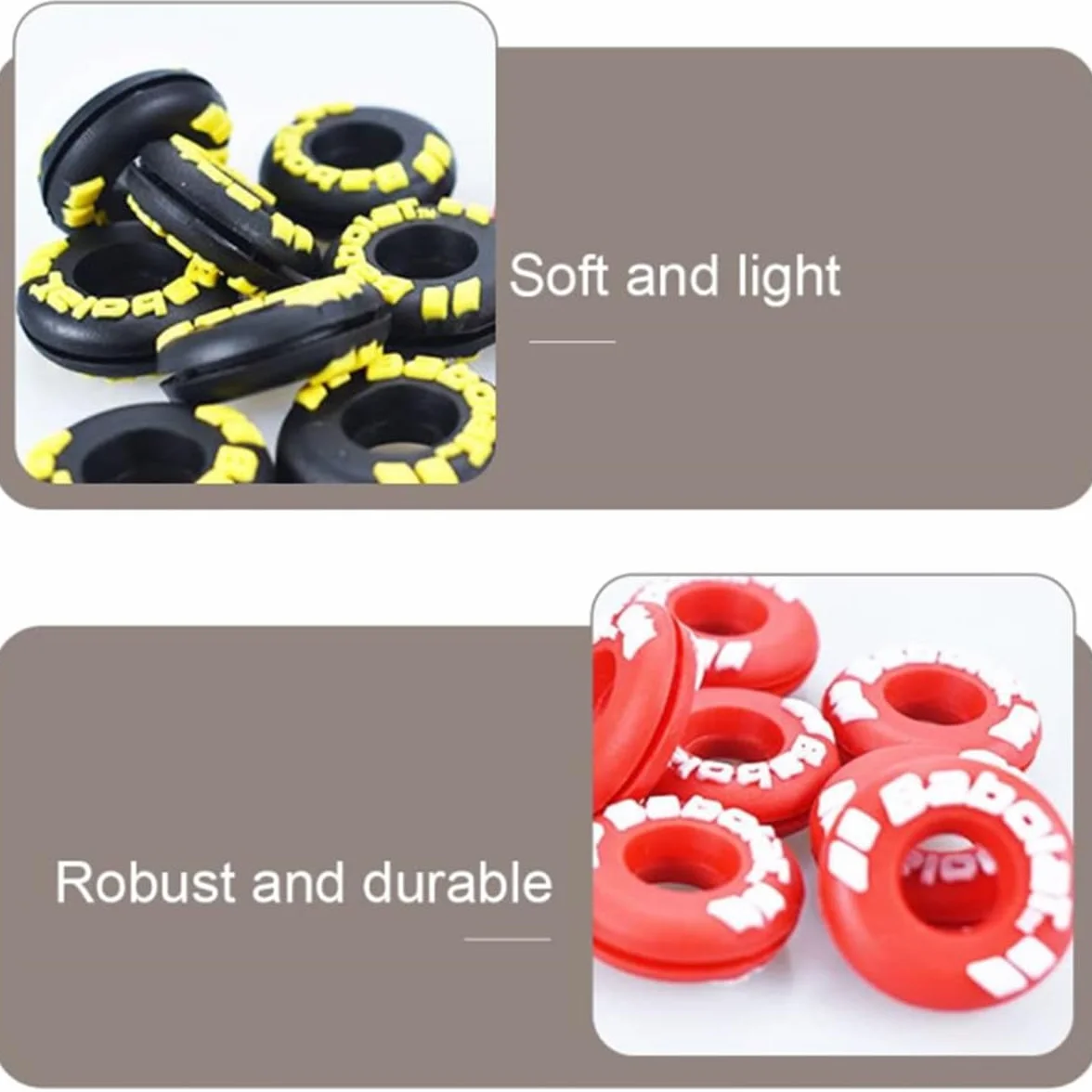 Amortisseur Raquette Tennis Lot de 8 Silicone Caoutchouc pour Raquette Tennis Squash Joueurs