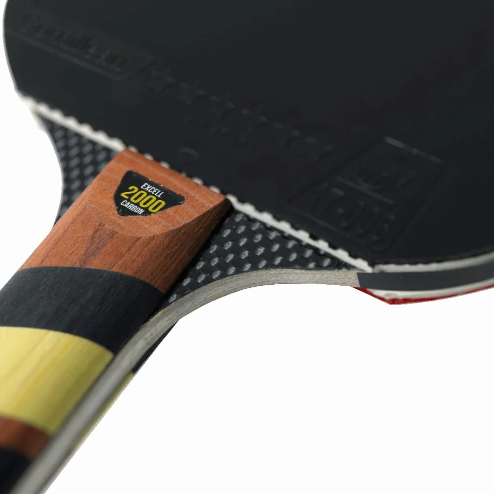 CORNILLEAU Excell 2000 Carbon Raquette de ping-pong d'intérieur Off/Off+ ITTF 6 étoiles