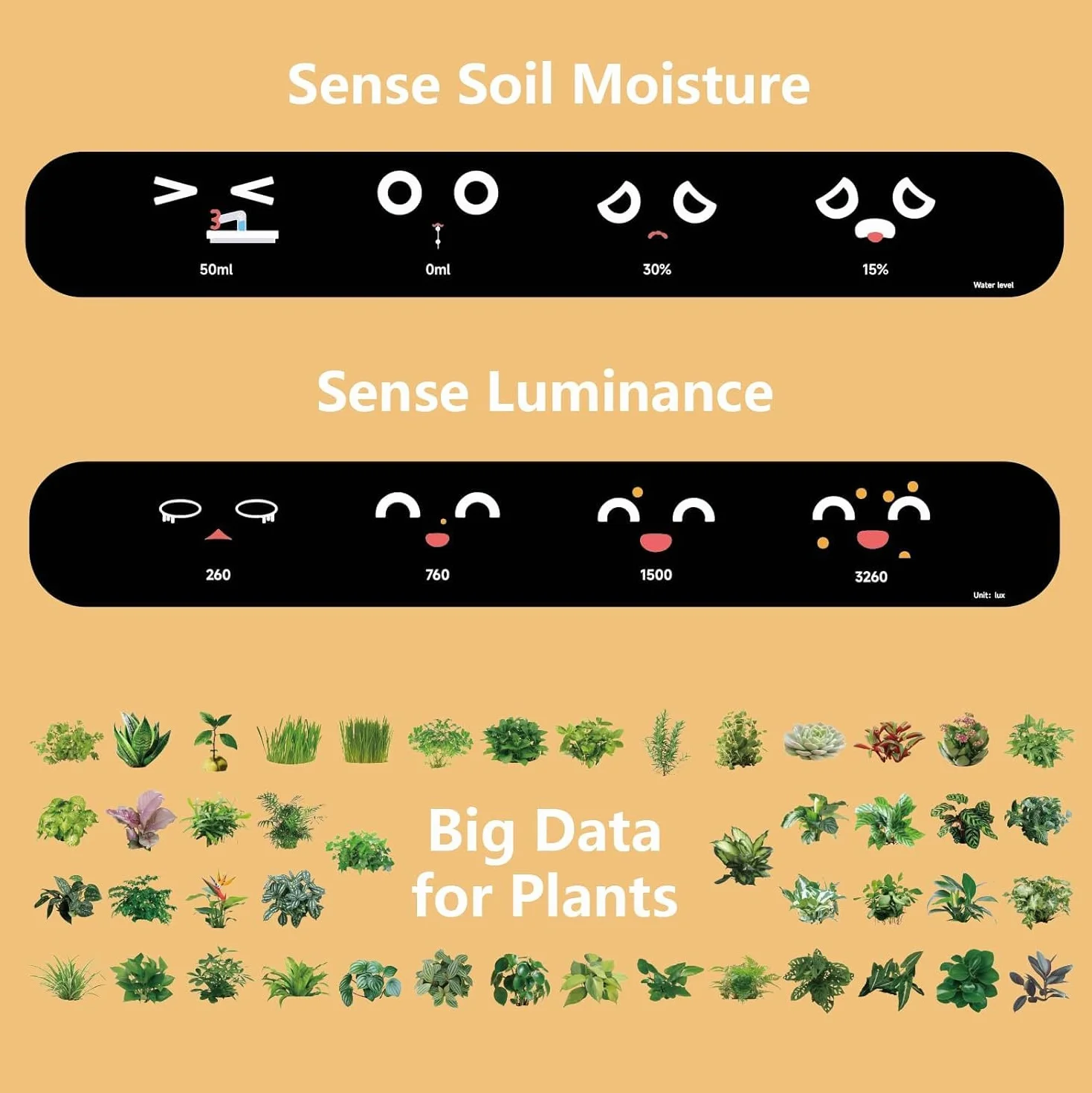Ivy AI Pot de fleurs intelligent pour décoration de la maison, robot d'entretien des plantes (Vert)