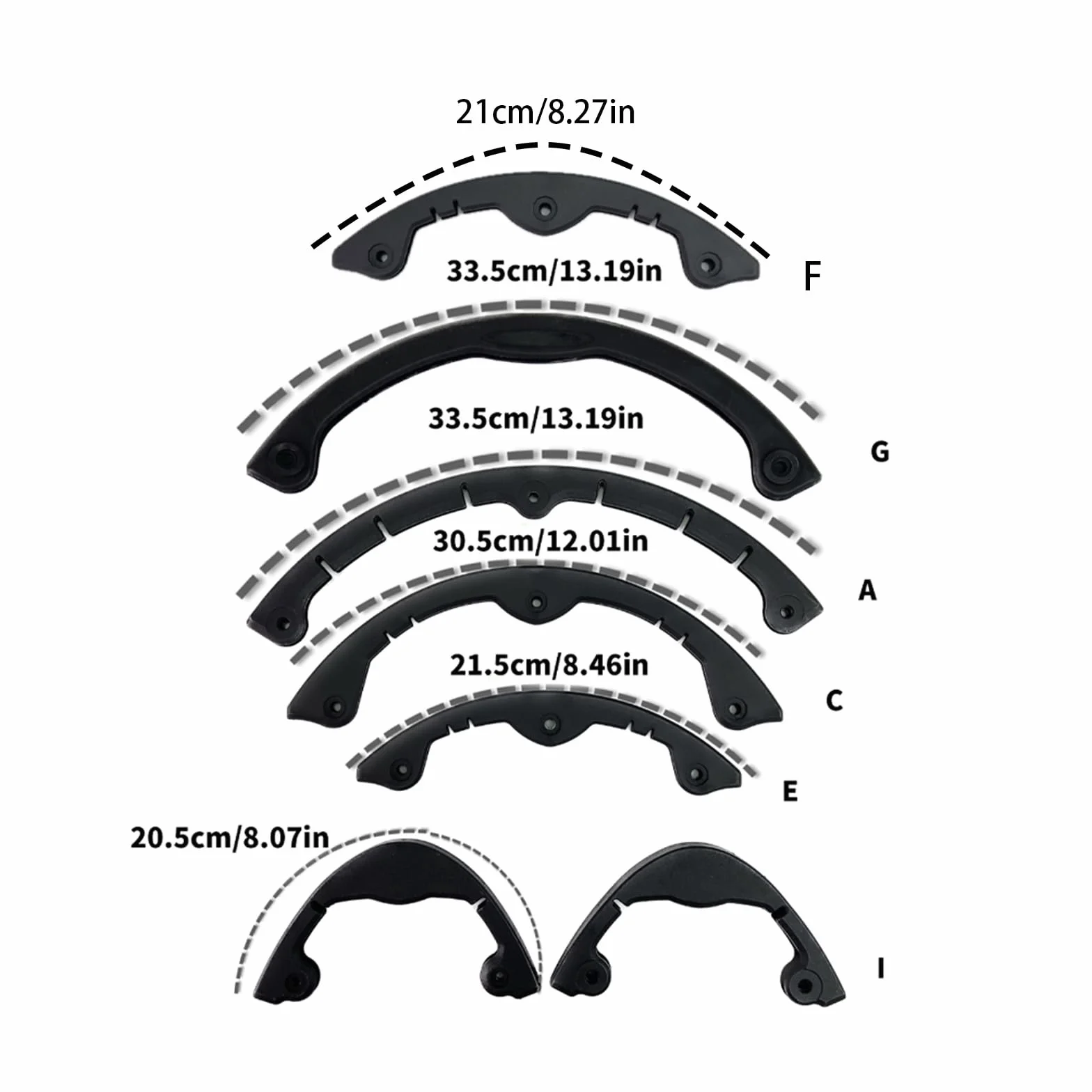 Bandes de protection en silicone pour planche à roulettes snowboard