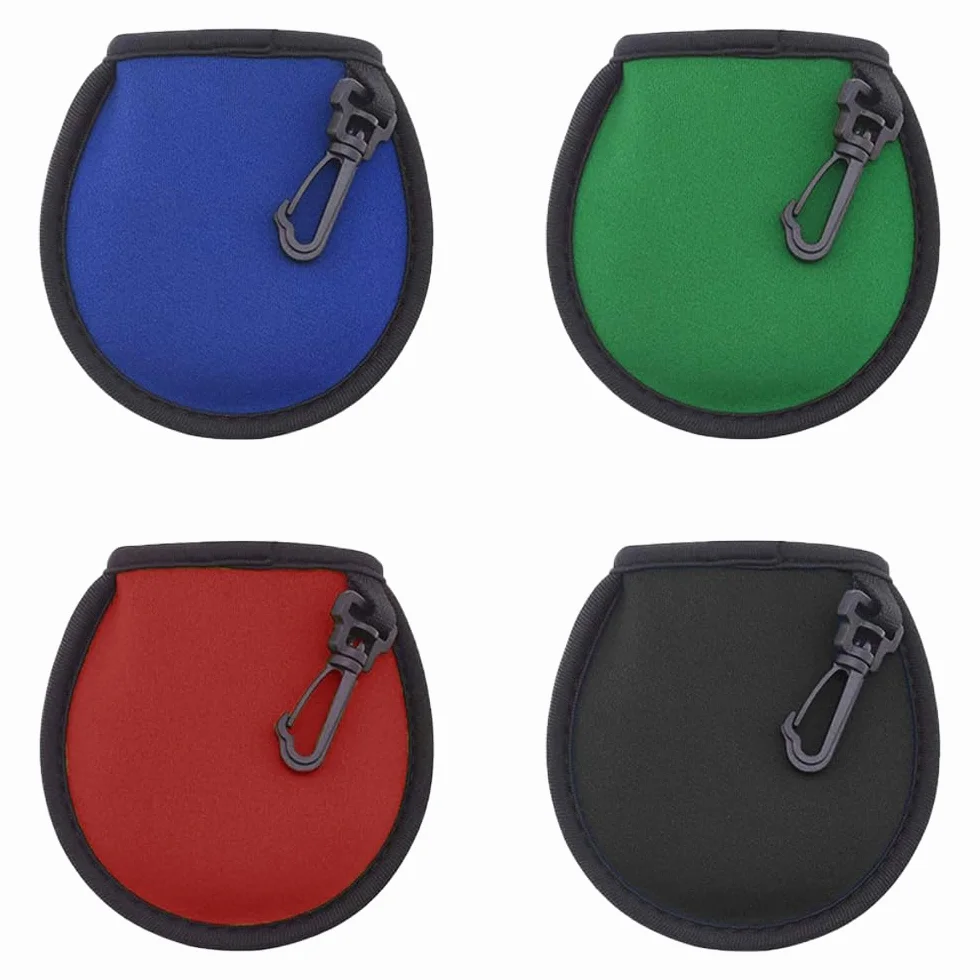 Pochette de Nettoyage pour Balles de Golf Imperméable, Mini Sac de Golf avec Double Couche, 4 Couleurs