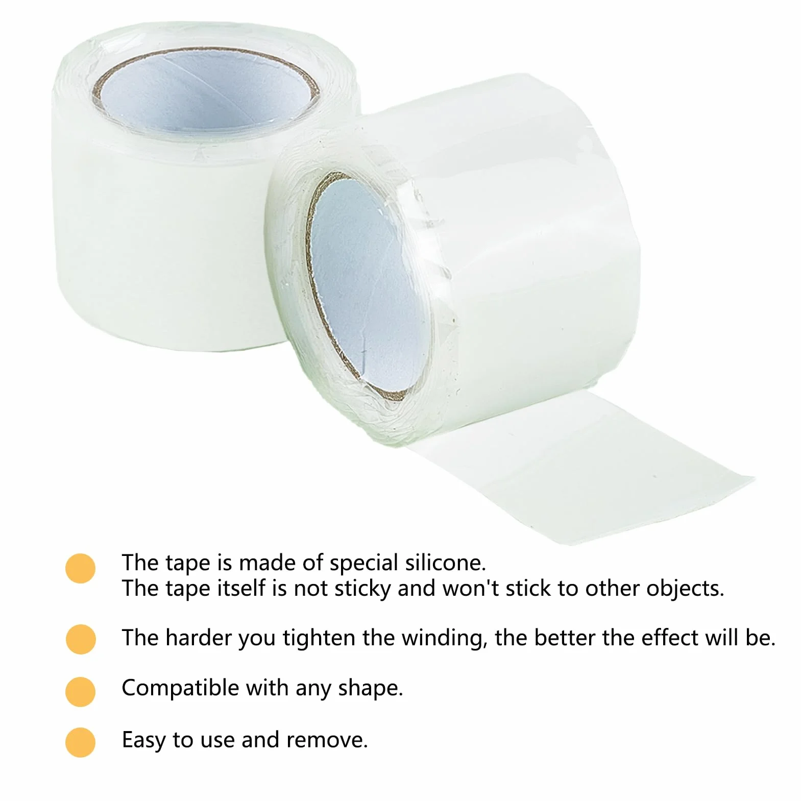 NICENEEDED 2 Rouleau de Ruban Adhésif pour Mors de Cheval Protecteur de Mors en Silicone Bande de Protection Élastique pour Mors de Cheval pour L'Entretien des Mors de Cheval