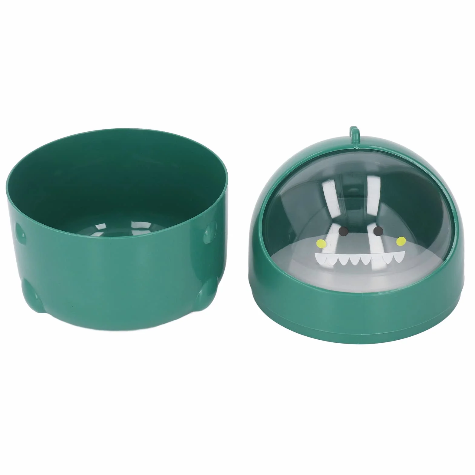Mini Poubelle avec Couvercle pivotant, Poubelle de Bureau Mignonne, Plastique, Dinosaure Vert