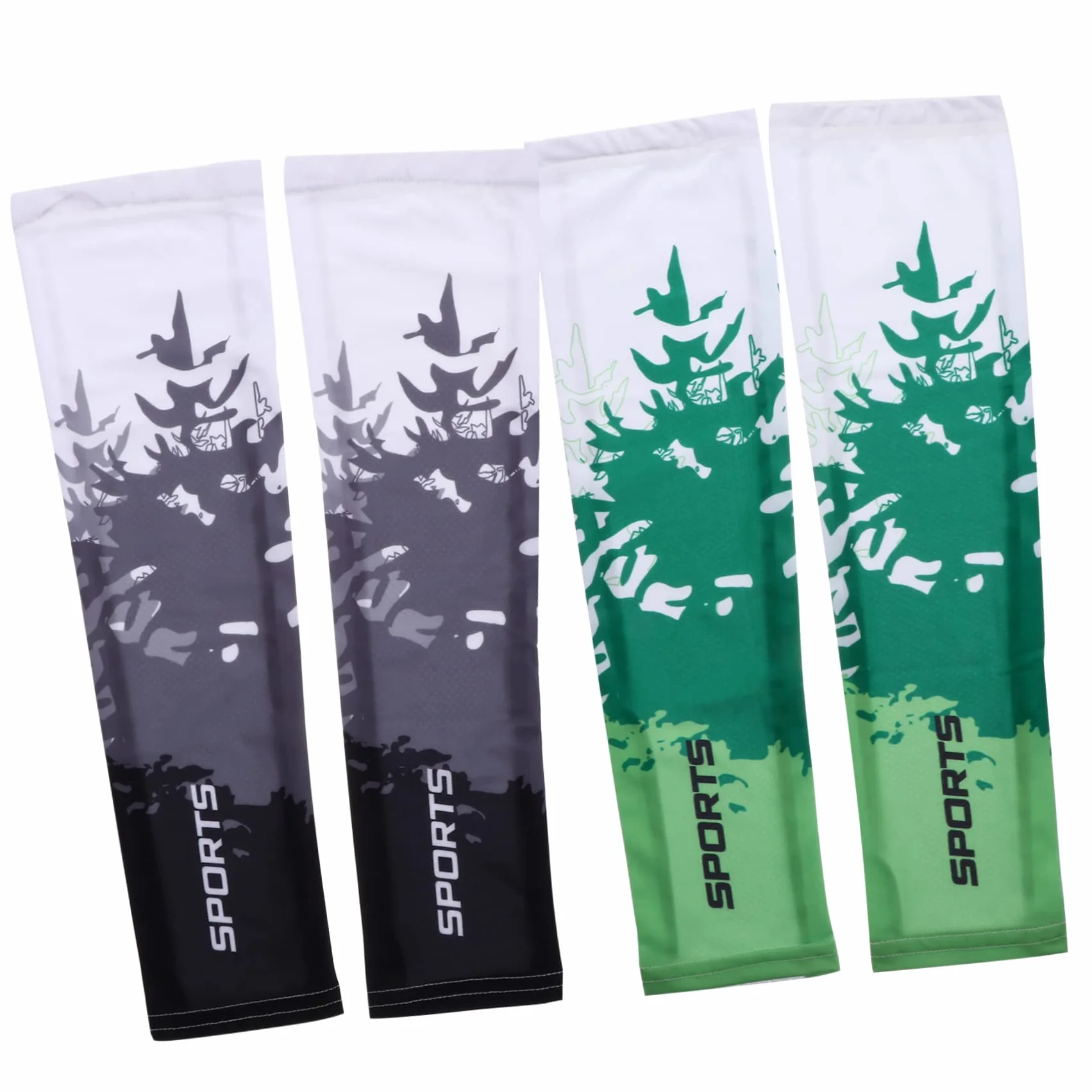 Toyvian 2paires Manches Pare-soleil Respirantes Pour Bras Protection Uv Manches Confortables Et Rafraîchissantes Pour Activités Extérieur