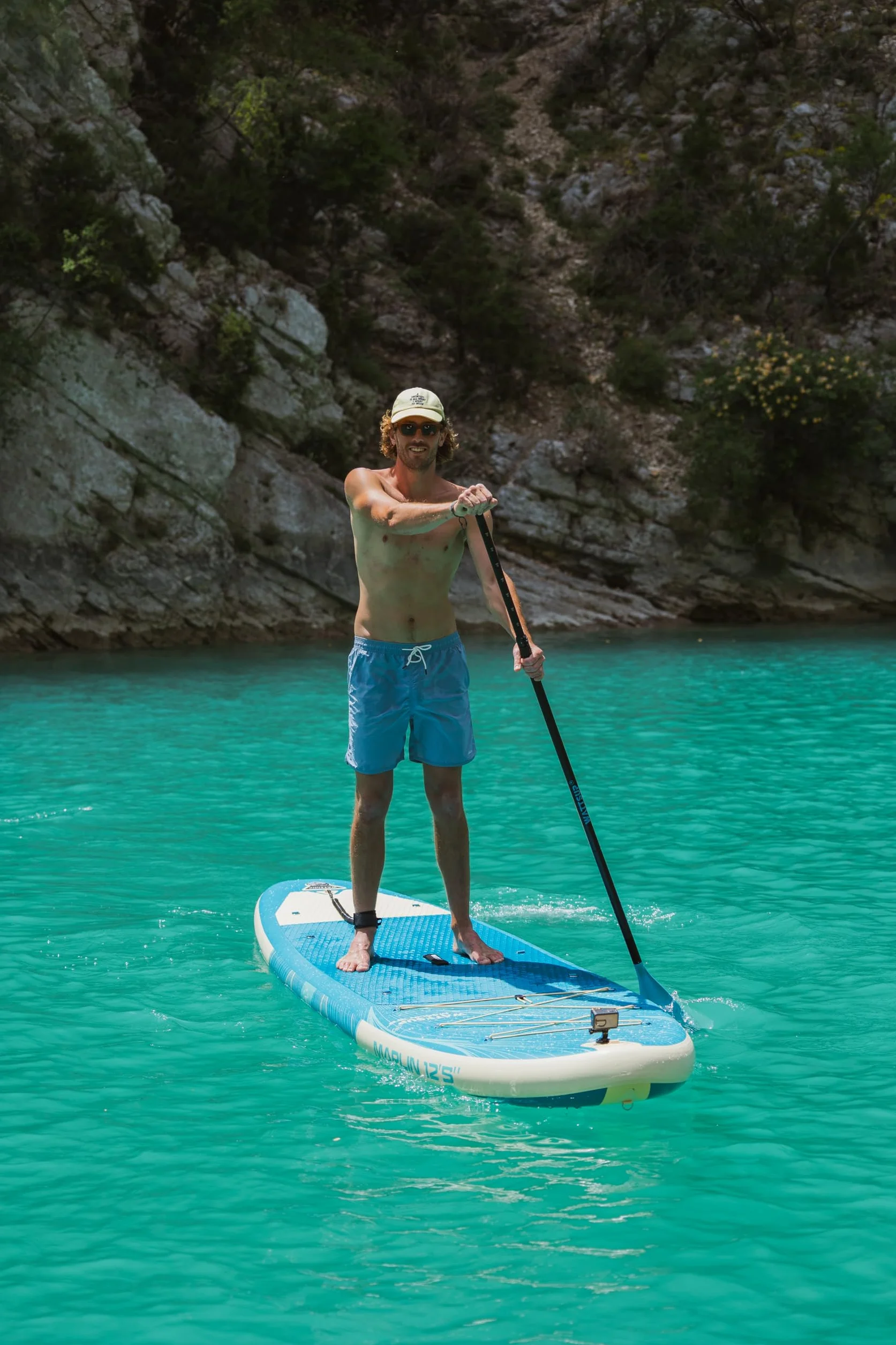 Wattsup - Sup Stand Up Paddle Gonflable - Gamme Essentials - Dropstitch - Pack Complet : Pagaie 2in1 Leash Pompe Sac de Transport