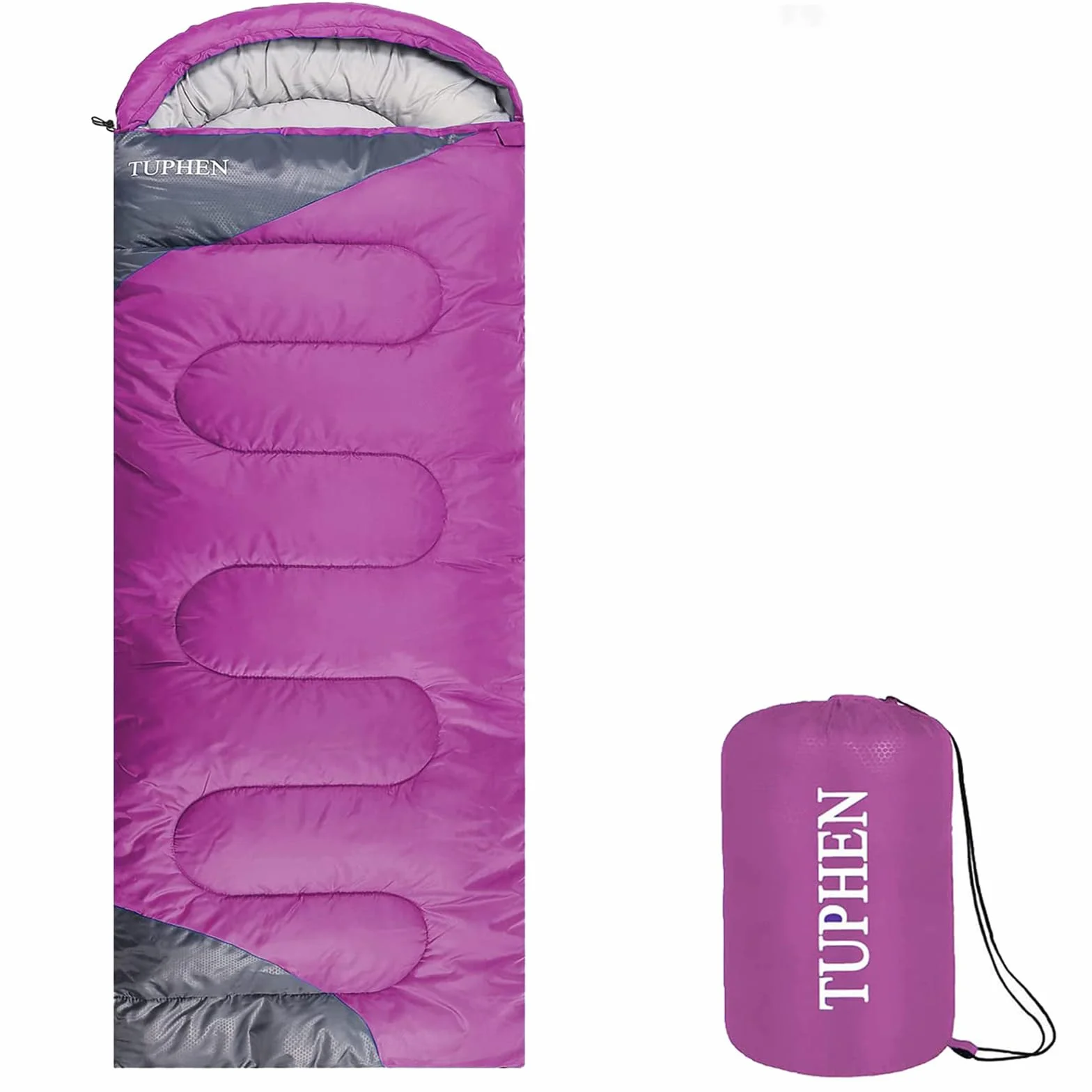 Sleeping Bag - 3-4 Seasons Camping Sleeping Bags for Adults Kids Girls Boys - Compact Sleeping Bag for Hiking, Backpacking, Cold Weather & Warm - Lightweight Waterproof Packable Travel Gear