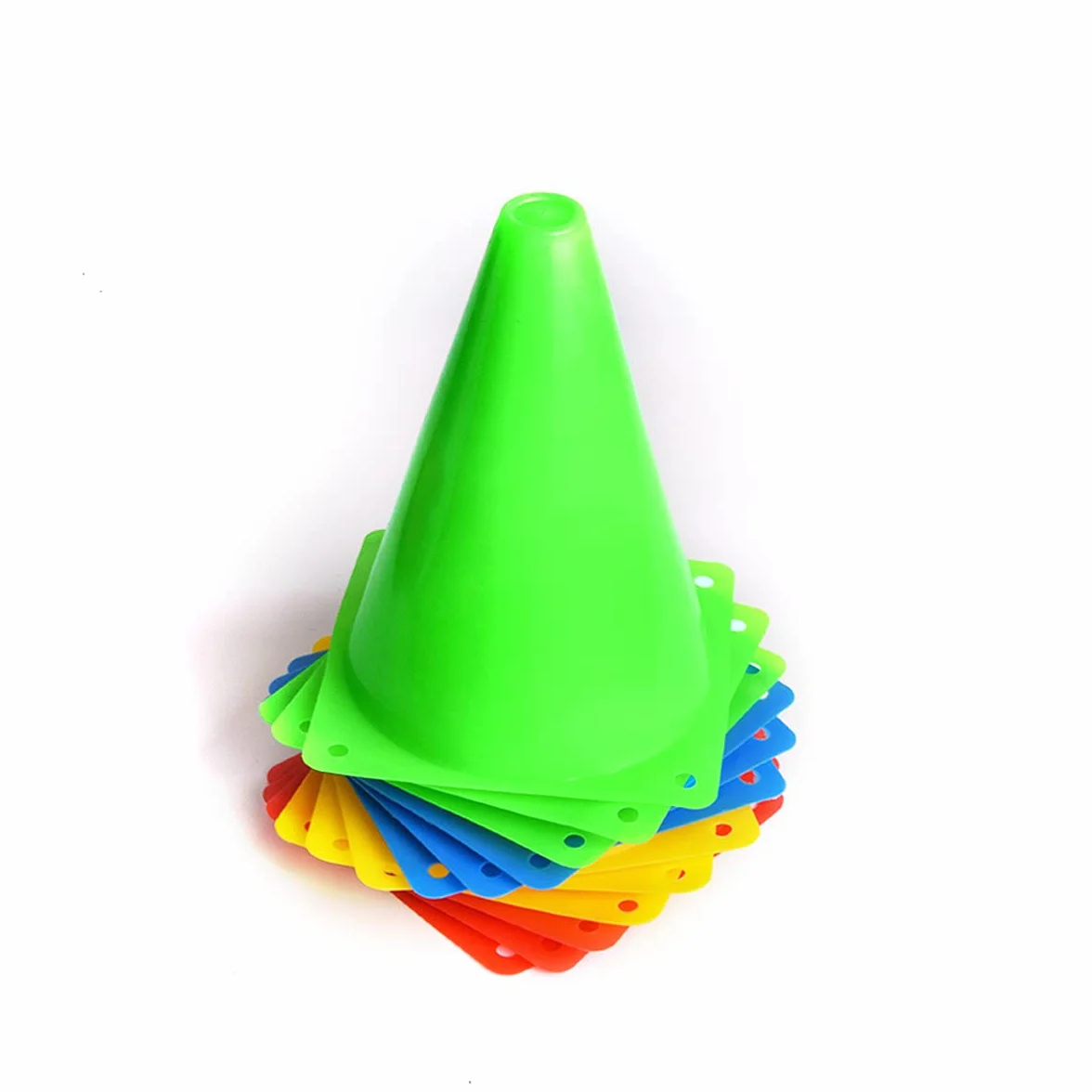 Cônes de Signalisation 17 cm, Cônes de Marquage pour Football, Entraînement Sportif