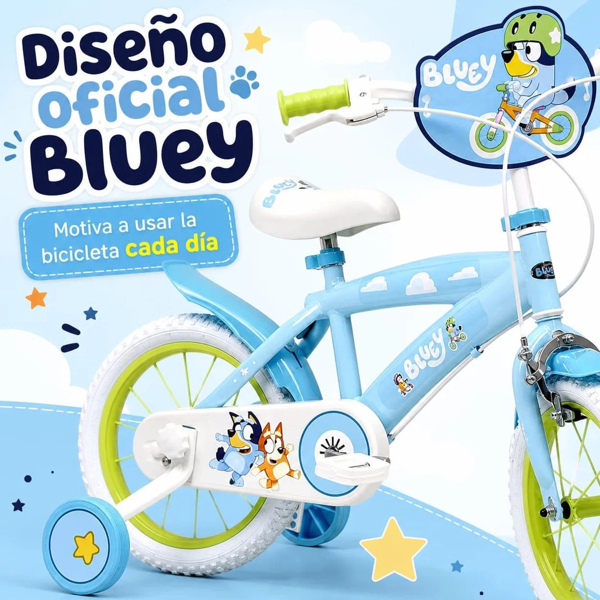 TOIMSA Vélo Bluey 14" (4/6 Ans)
