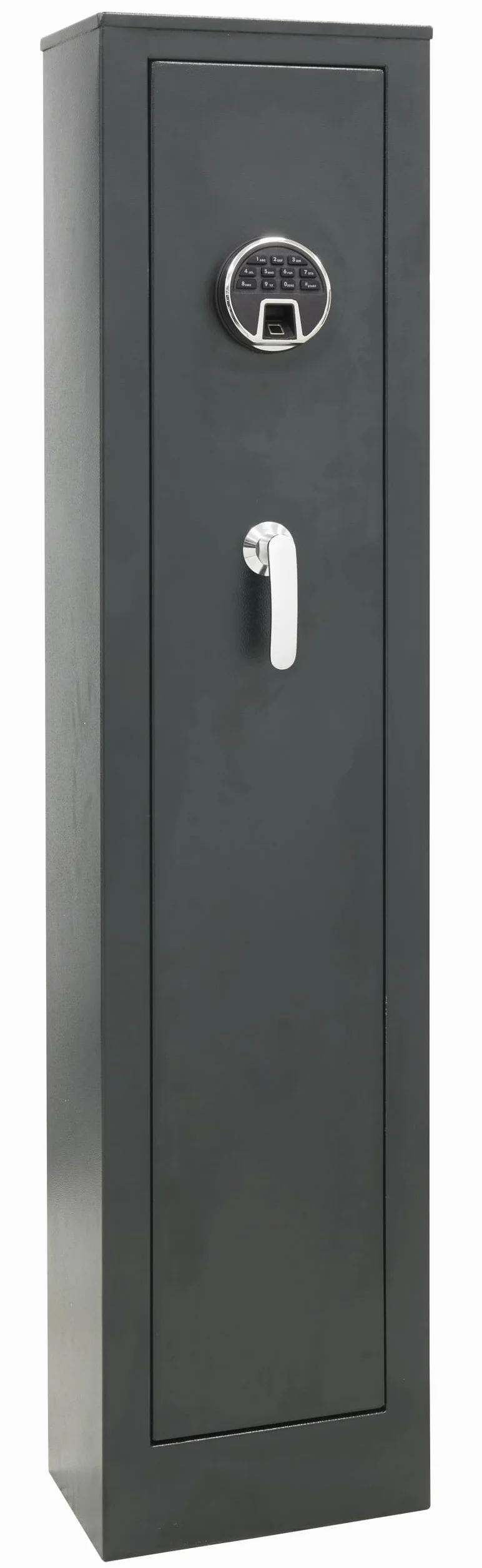 ARREGUI Braco ARM050835 Armoire à 5 Fusils en Acier avec Alarme | Ouverture à code ou empreinte digitale | Coffre-fort avec lecteur biométrique | FRANCE, BELGIQUE, ITALIE : valide toutes armes à feu