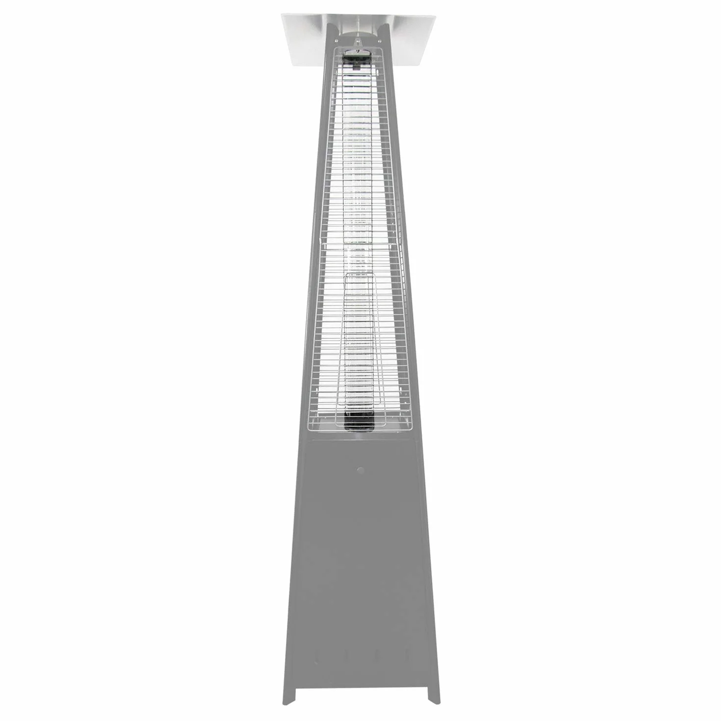 Tube en Verre de Remplacement pour Parasol Chauffant Gaz STOCKHOLM – Transparent Ø10 × H125,4 cm