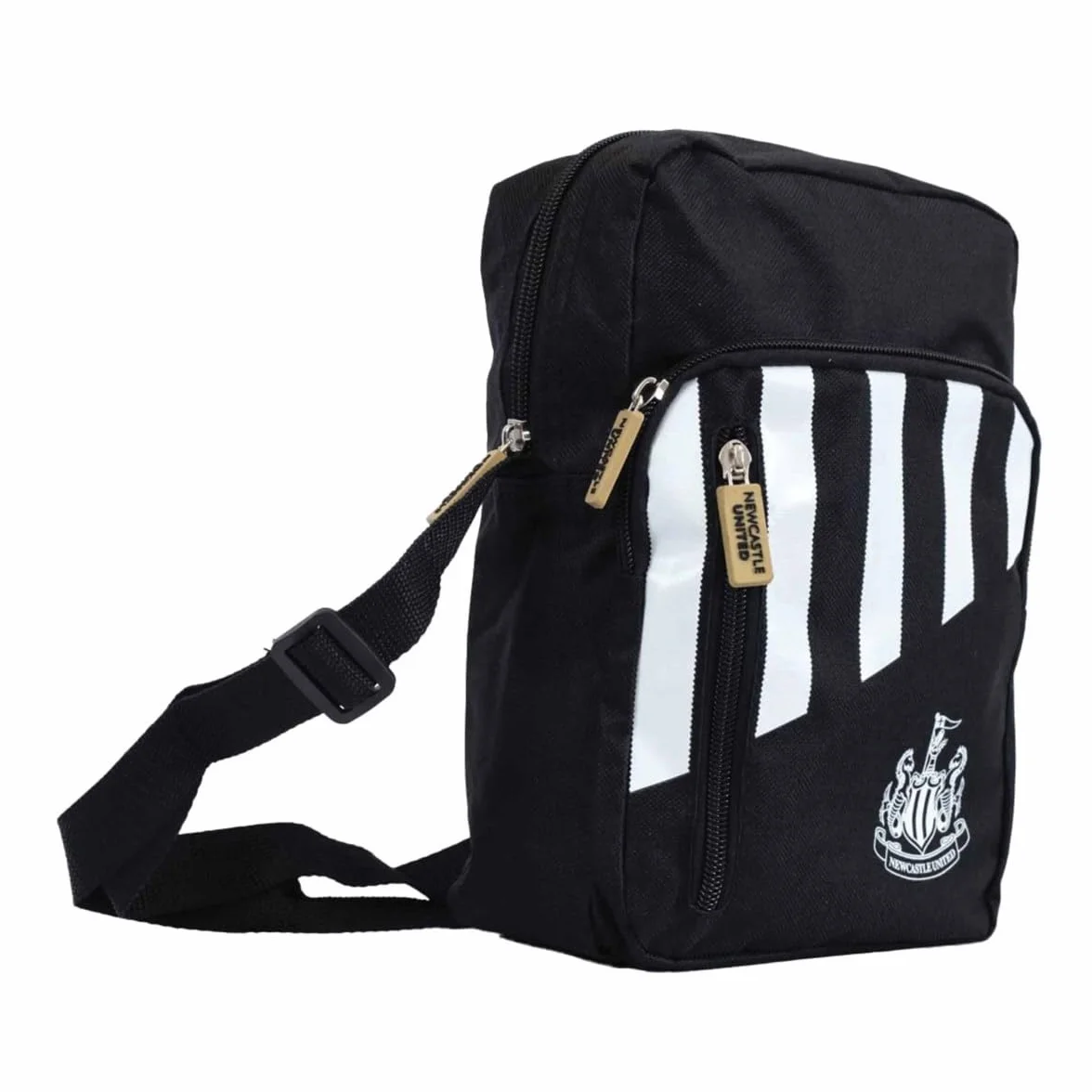 Hy-Pro Newcastle Sac latéral unisexe rayé Noir et blanc Taille unique, noir/blanc, Taille unique