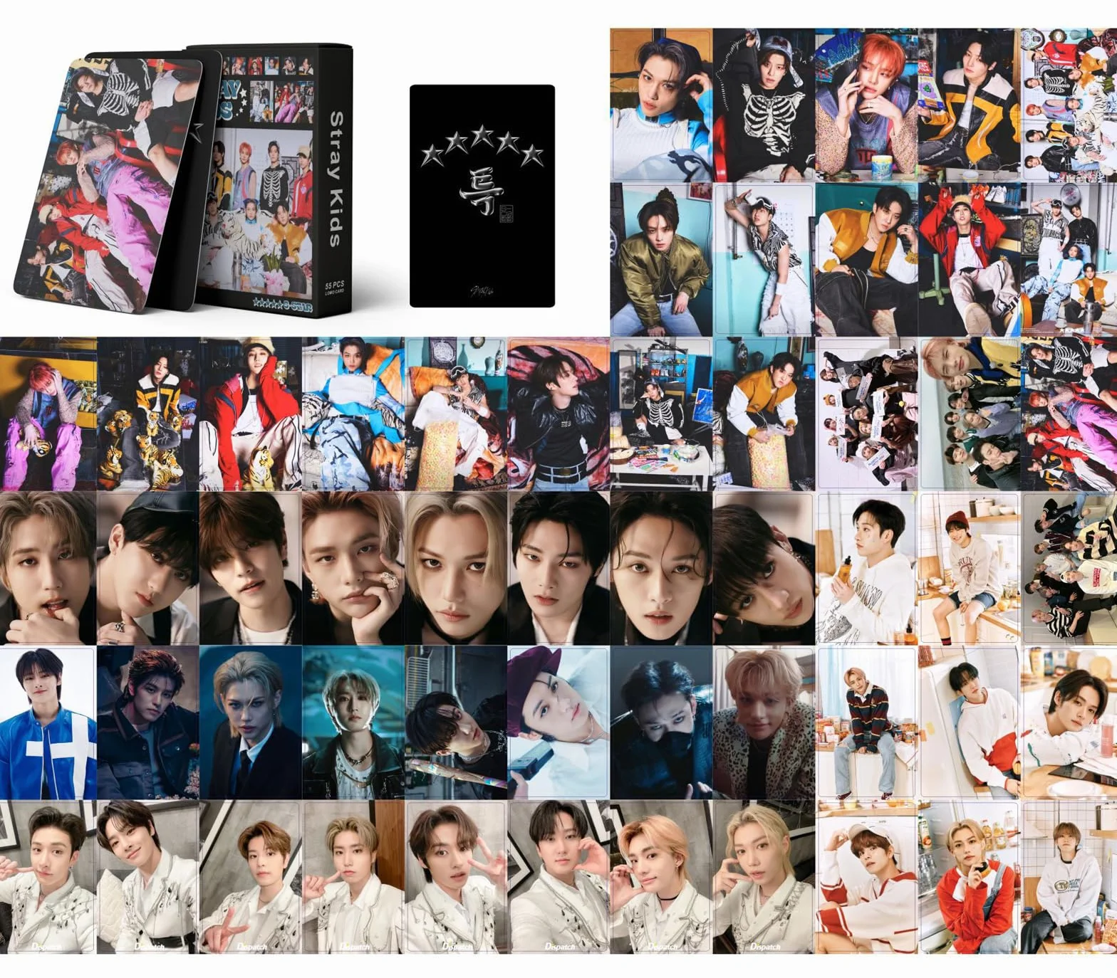 Stray Kids Cartes photo 54 pièces Lomo album 5-STAR Kpop