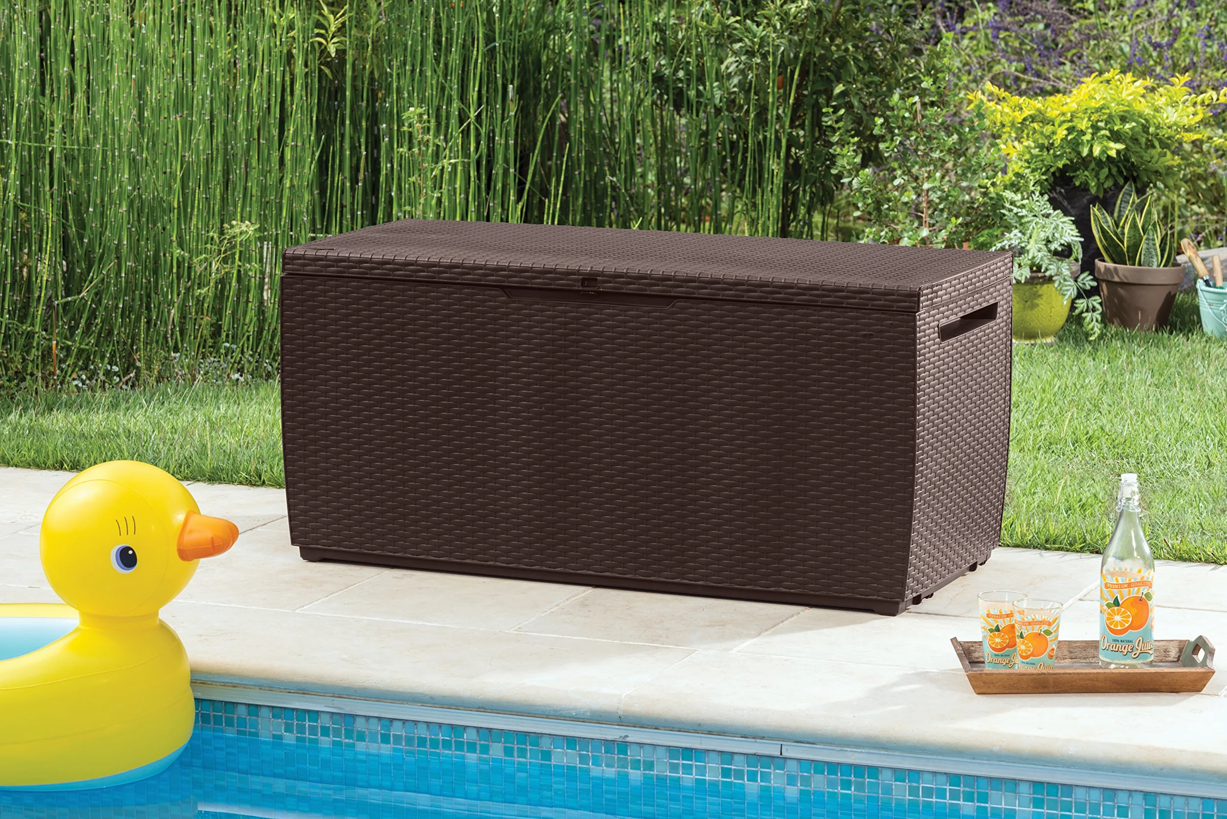 Keter Coffre Capri anthracite rotin