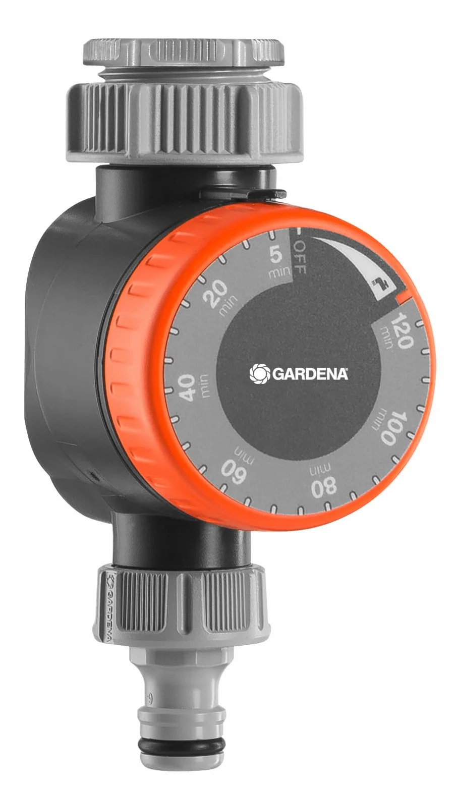 Gardena Minuterie d'arrosage 26,5 mm G 3/4 33,3 mm G1 5-120 min Raccord rapide 1169-20