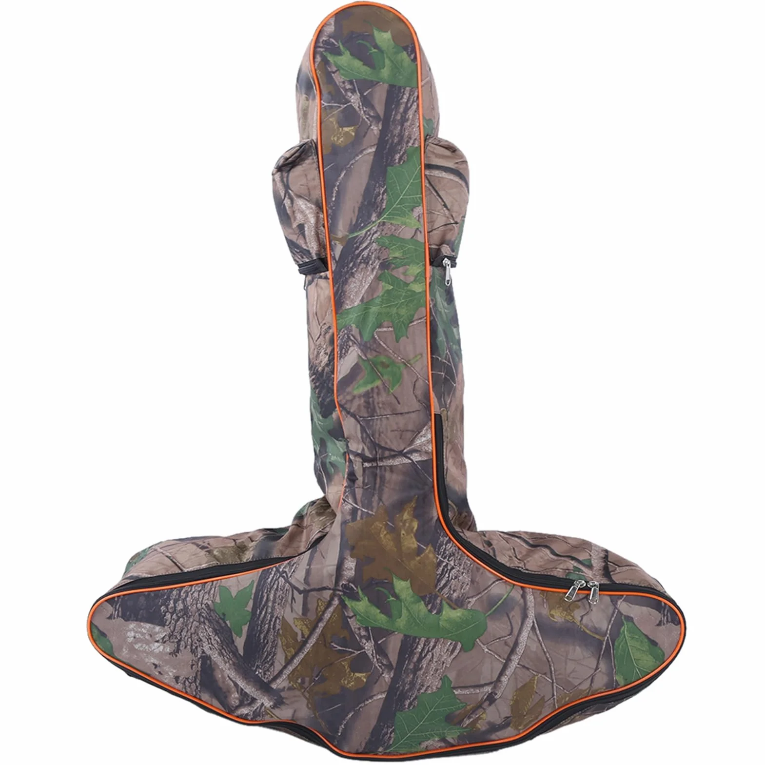 Sac de Rangement pour Arbalète, Sac à Arc en Forme de T avec Bretelles Réglables et Poches à Double Fermeture éclair, pour étui de Chasse au Tir à l'arc et Compétition en Plein Air