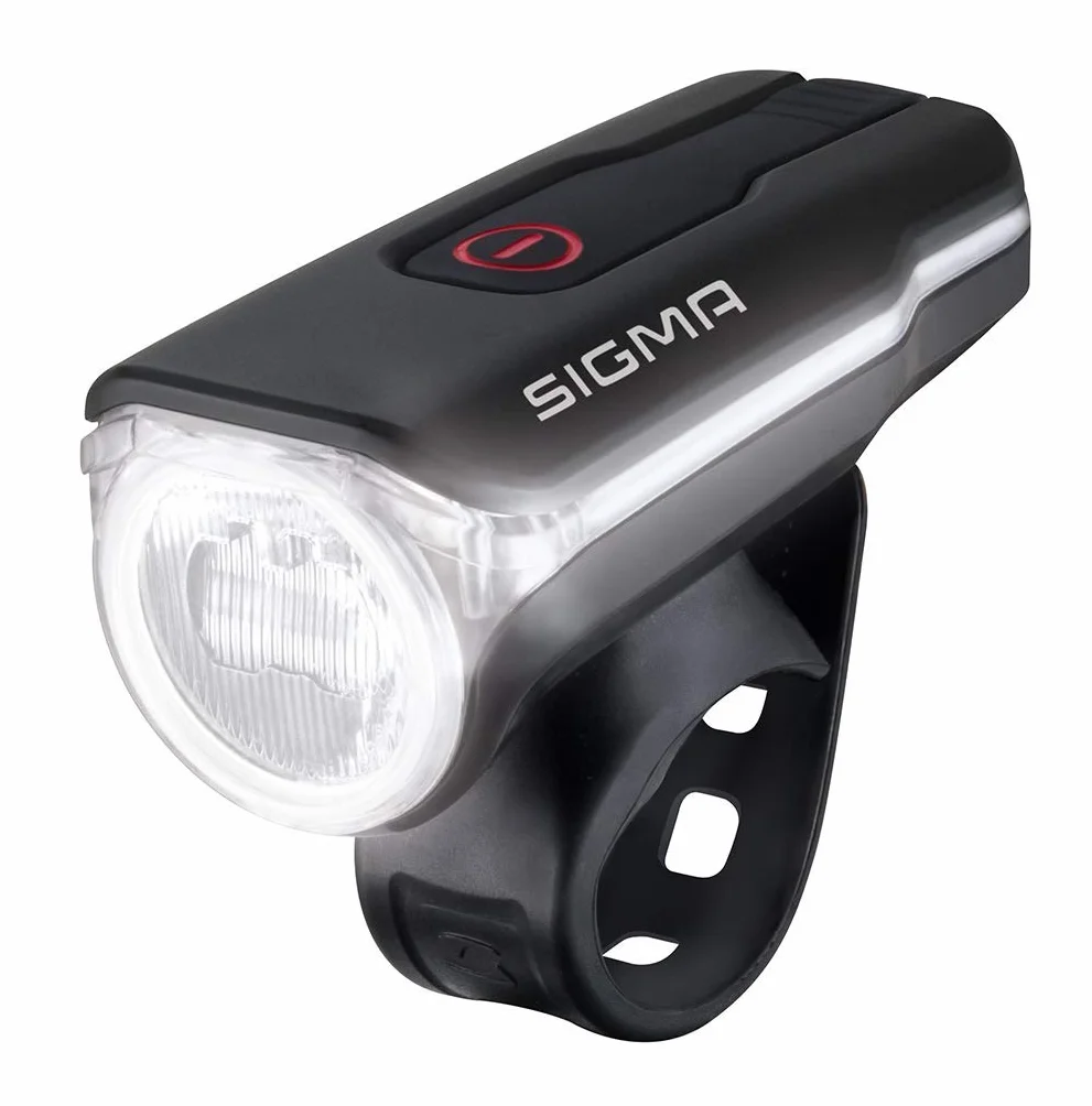Sigma Sport Aura 60 USB Feu Avant de vélo Unisexe, Noir, Taille Unique