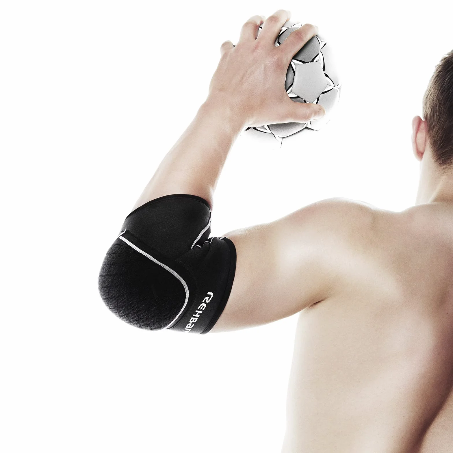 Rehband Coudière Noire Néoprène Handball Volley-ball Sports en Salle Taille L