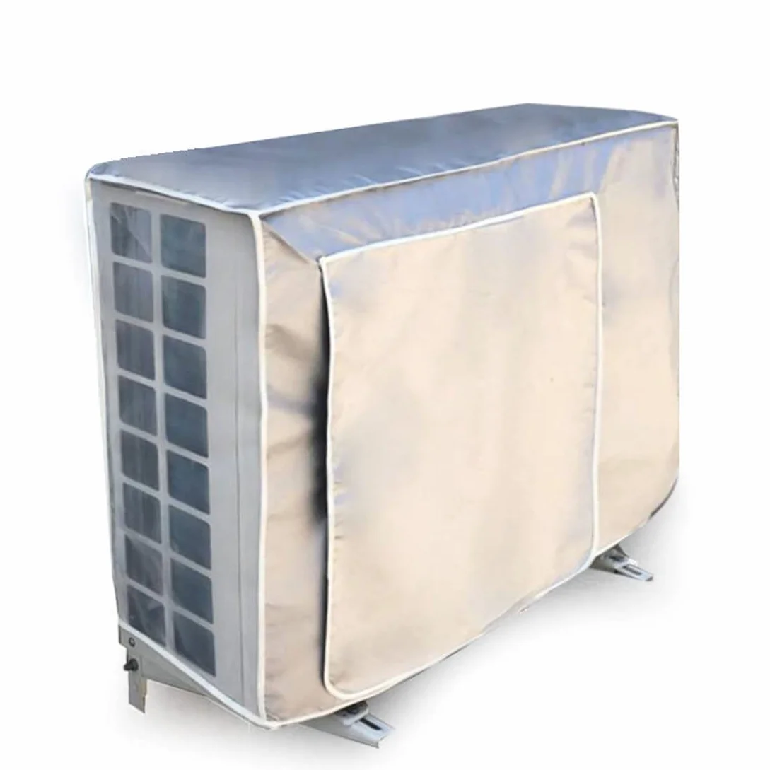 Housse Climatiseur Extérieur Couverture Etanche Anti-poussière 80x32x57cm