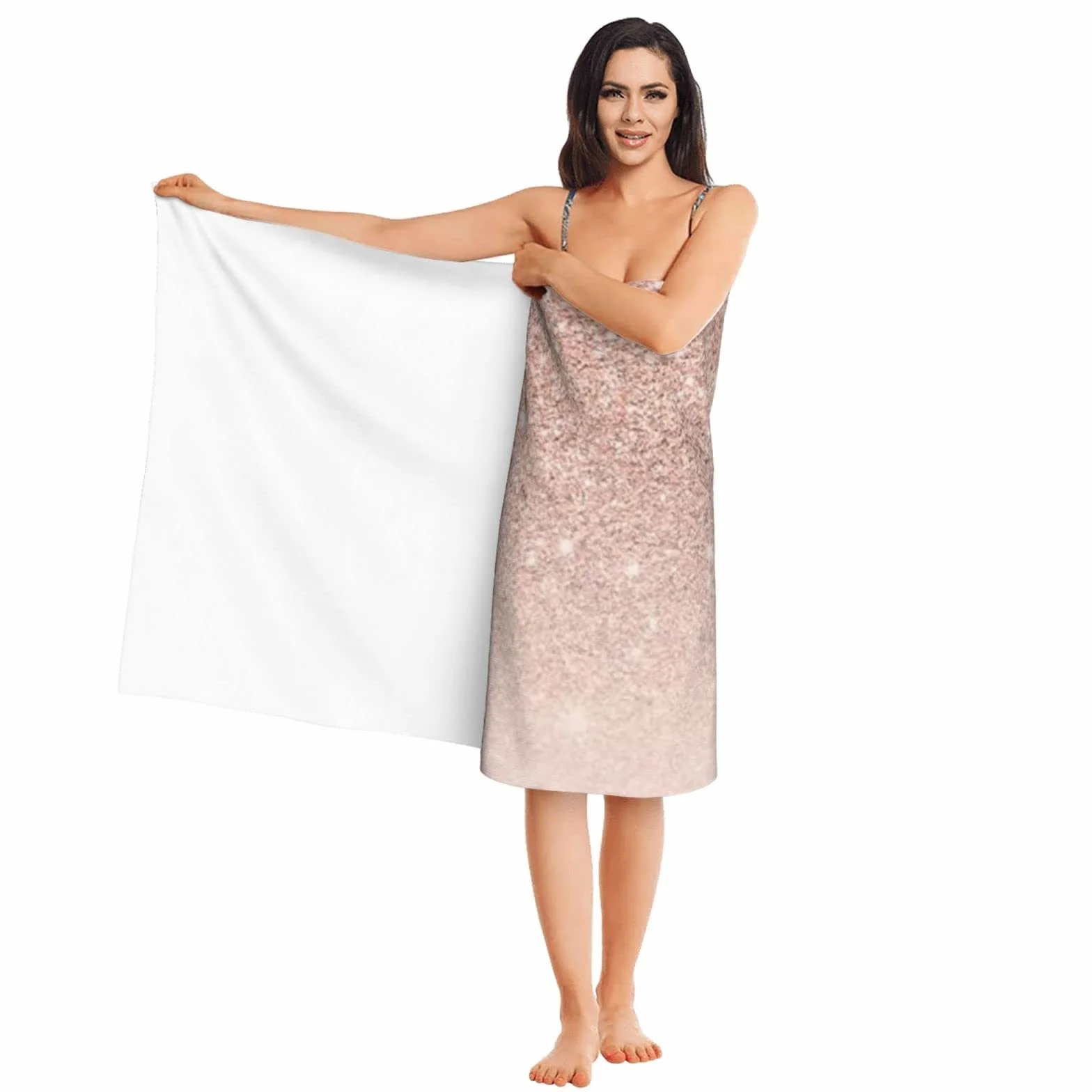 Serviette de plage en microfibre imprimée à séchage rapide pour adultes - Légère et douce - Séchage rapide - Pour voyage, camping, gym, natation, yoga