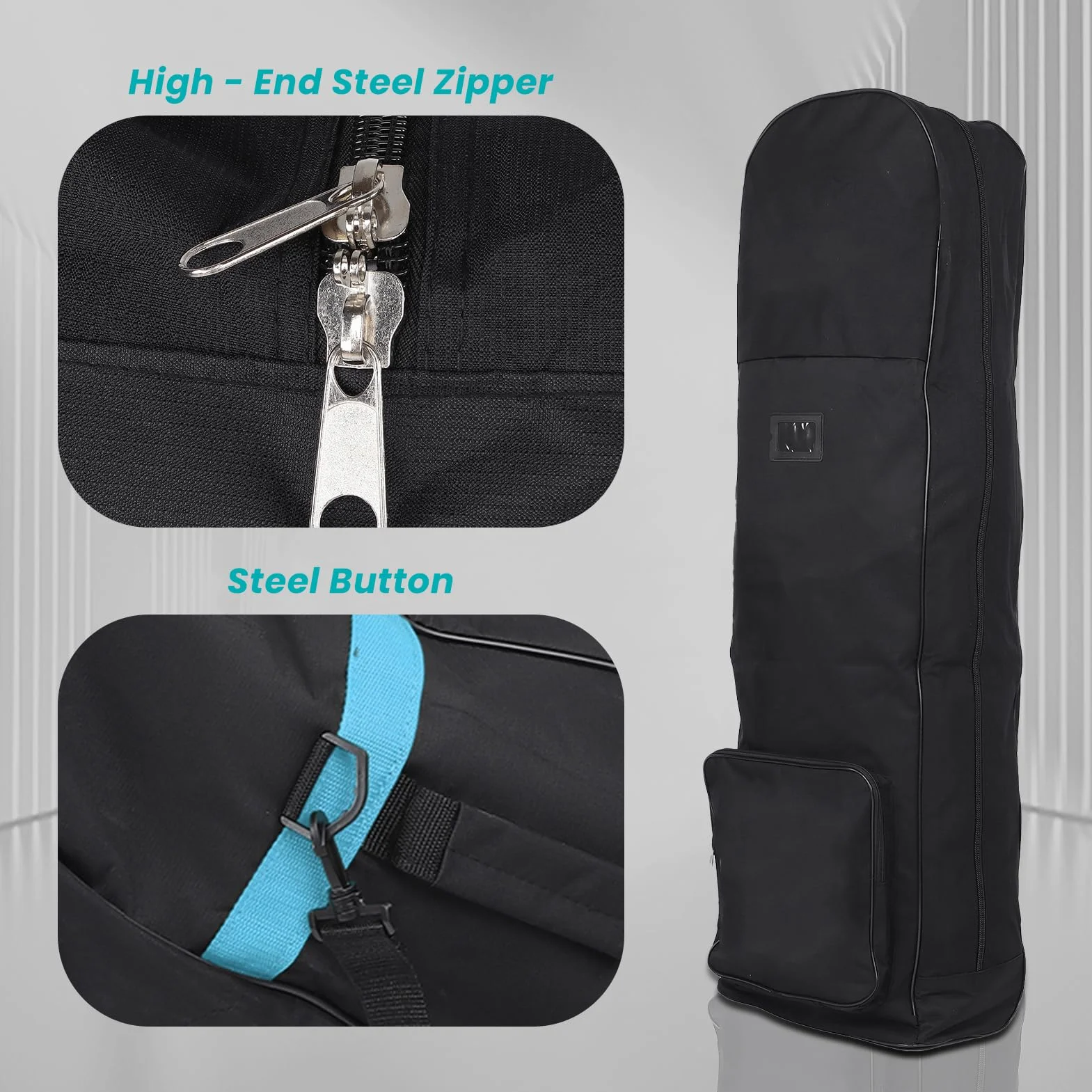 Sac de Voyage de Golf Pliable avec Roulettes - Pochette de Rangement pour Amateur de Golf