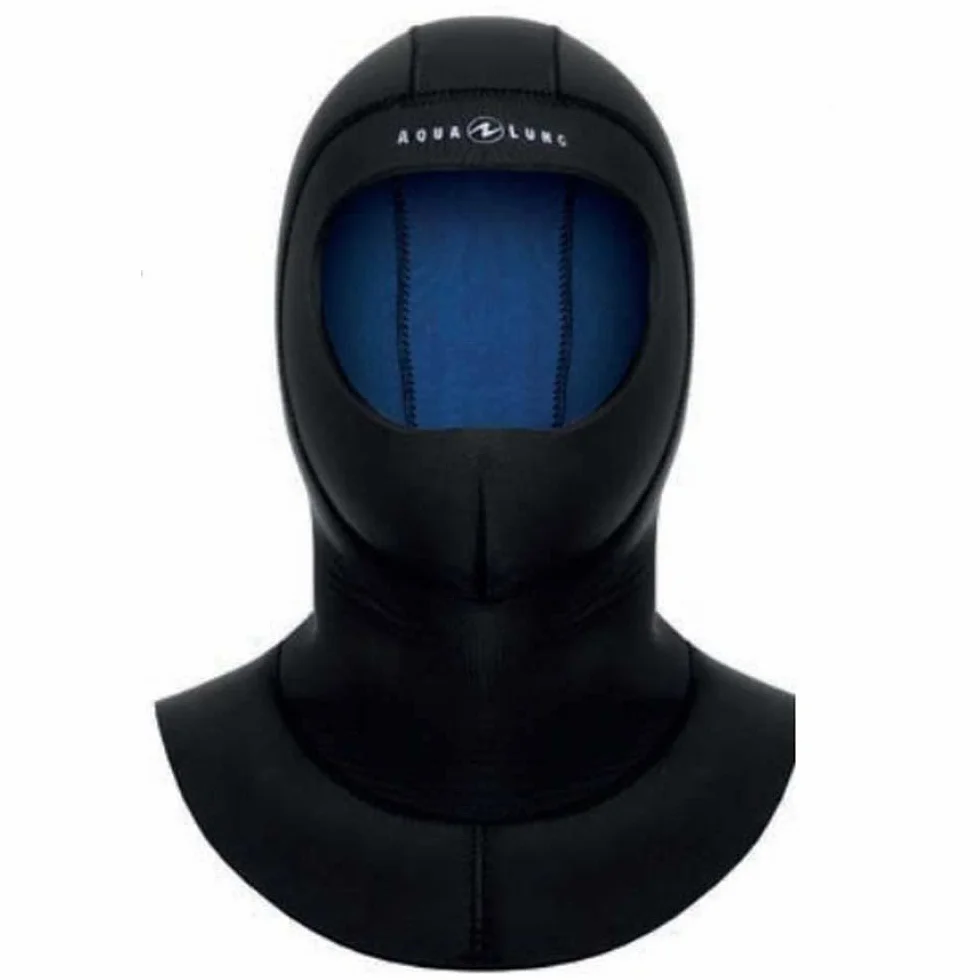 Aqua Lung Seawave Flex - Cagoule de plongée 3/1 mm, néoprène extensible, durable, joint facial personnalisable, ventilation unique et boucle de suspension pour séchage facile.