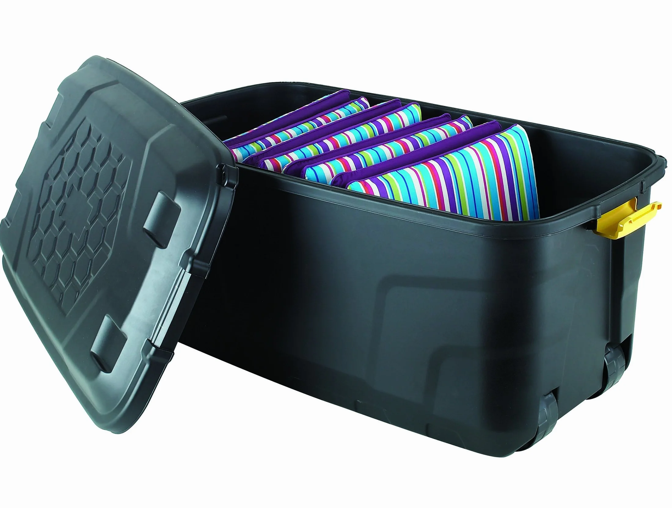 Ward 145 L Coffre de Rangement sur roulettes Noir