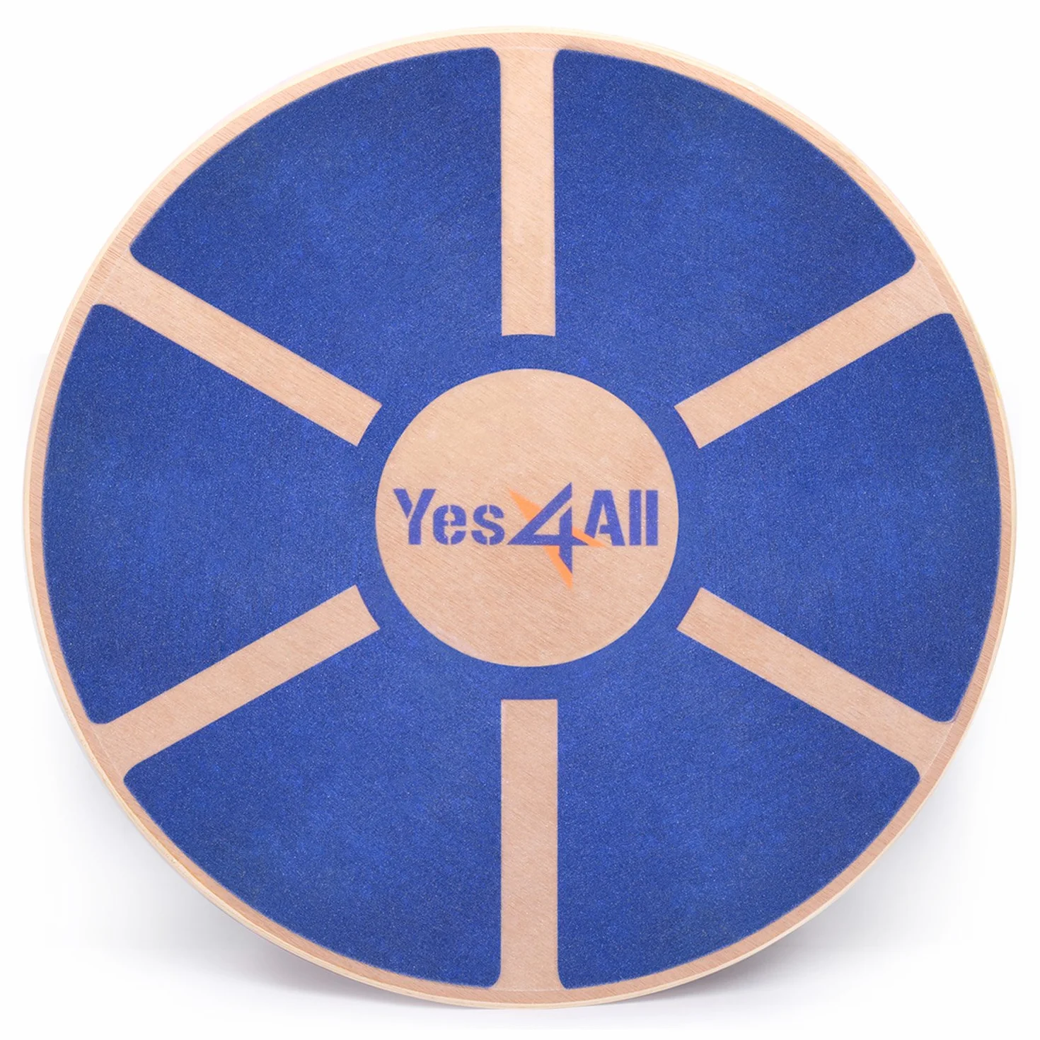 Yes4All Planche d'équilibre en bois – Exercice d'équilibre et de stabilité 40 cm de diamètre
